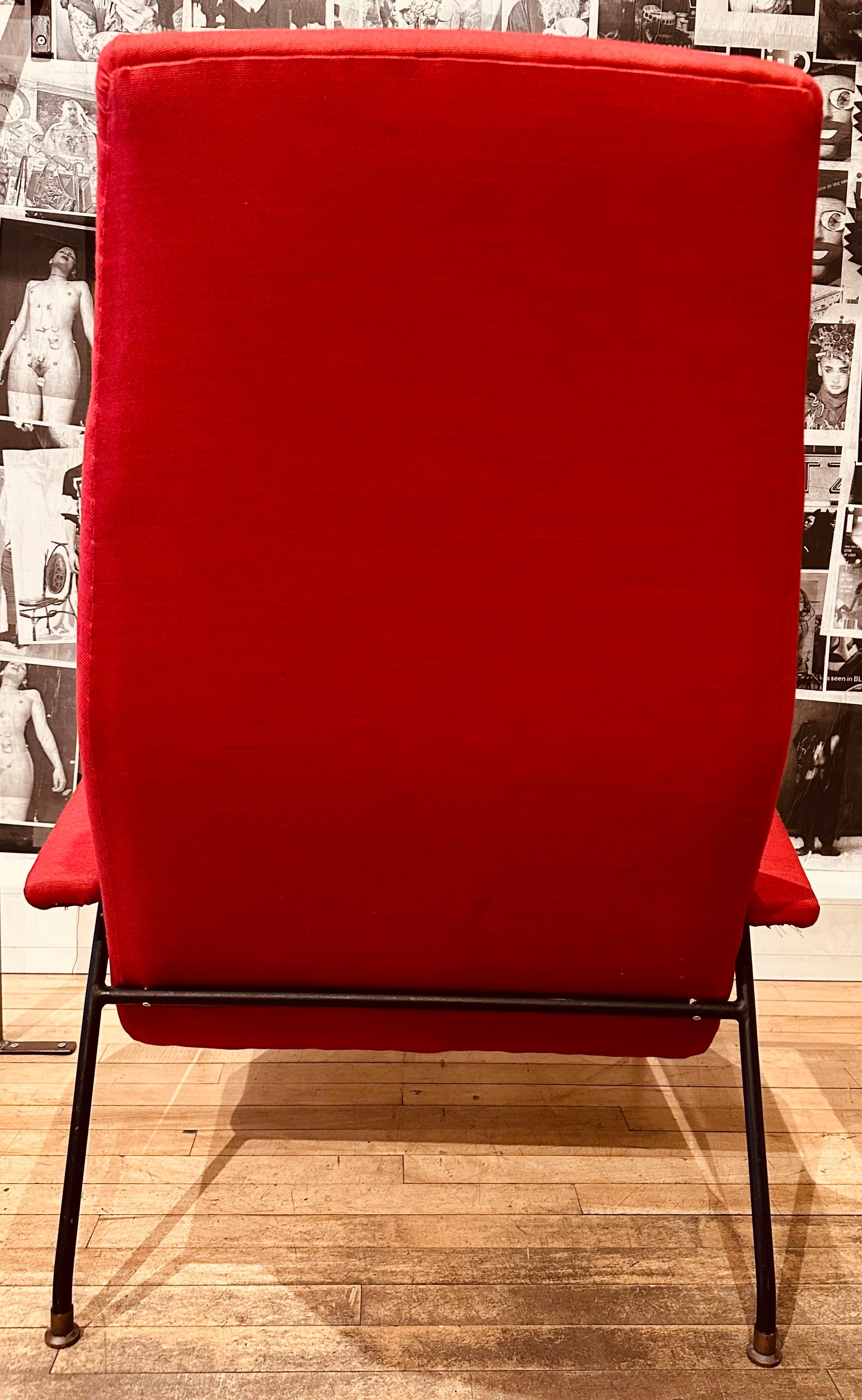 Paire de fauteuils italiens des années 1950 attribués à Augusto Bozzi pour Saporiti  en vente 2