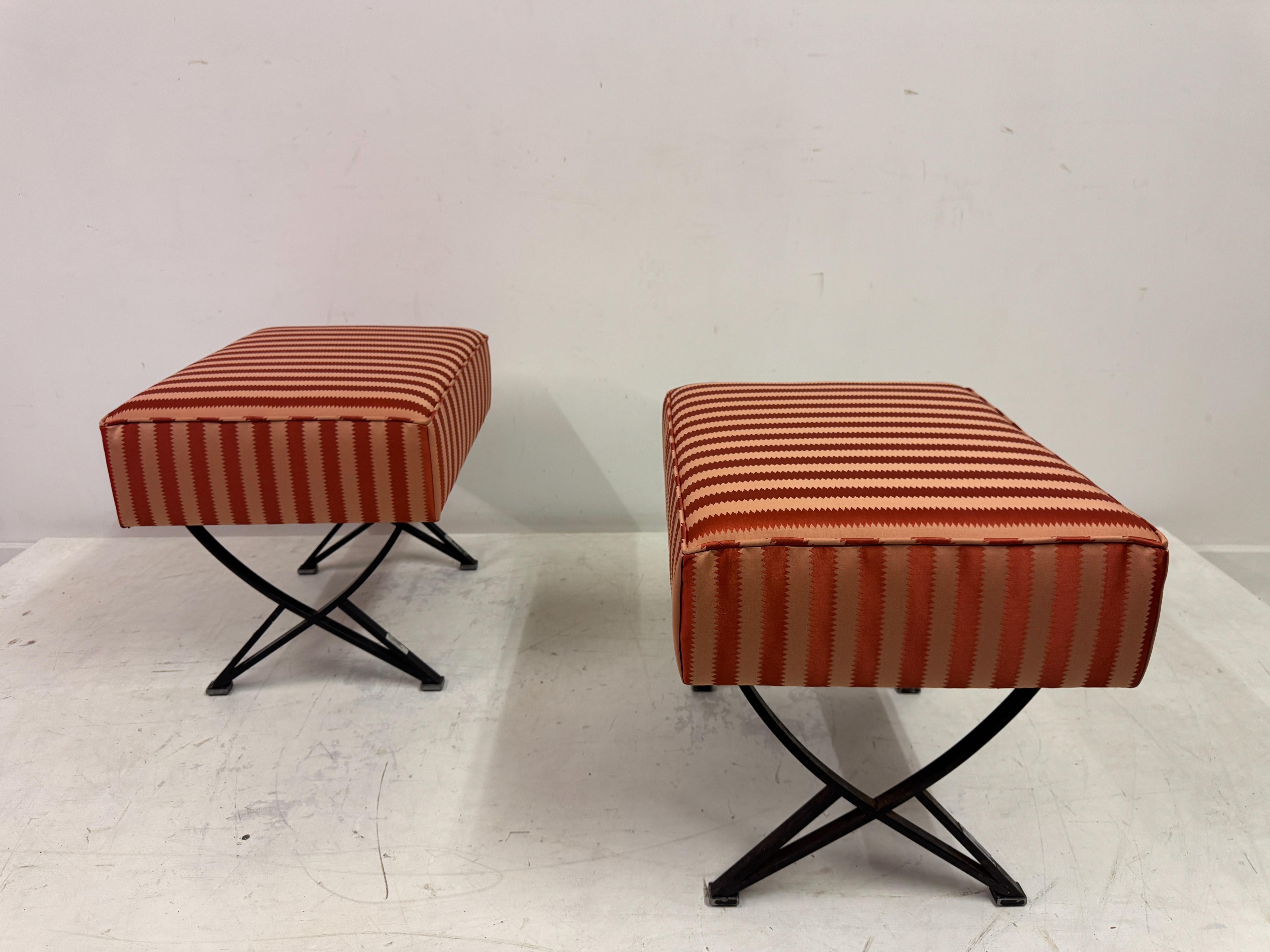 Pair of 1950s Italian Stools by Gianni Moscatelli for Formanova For Sale 7
