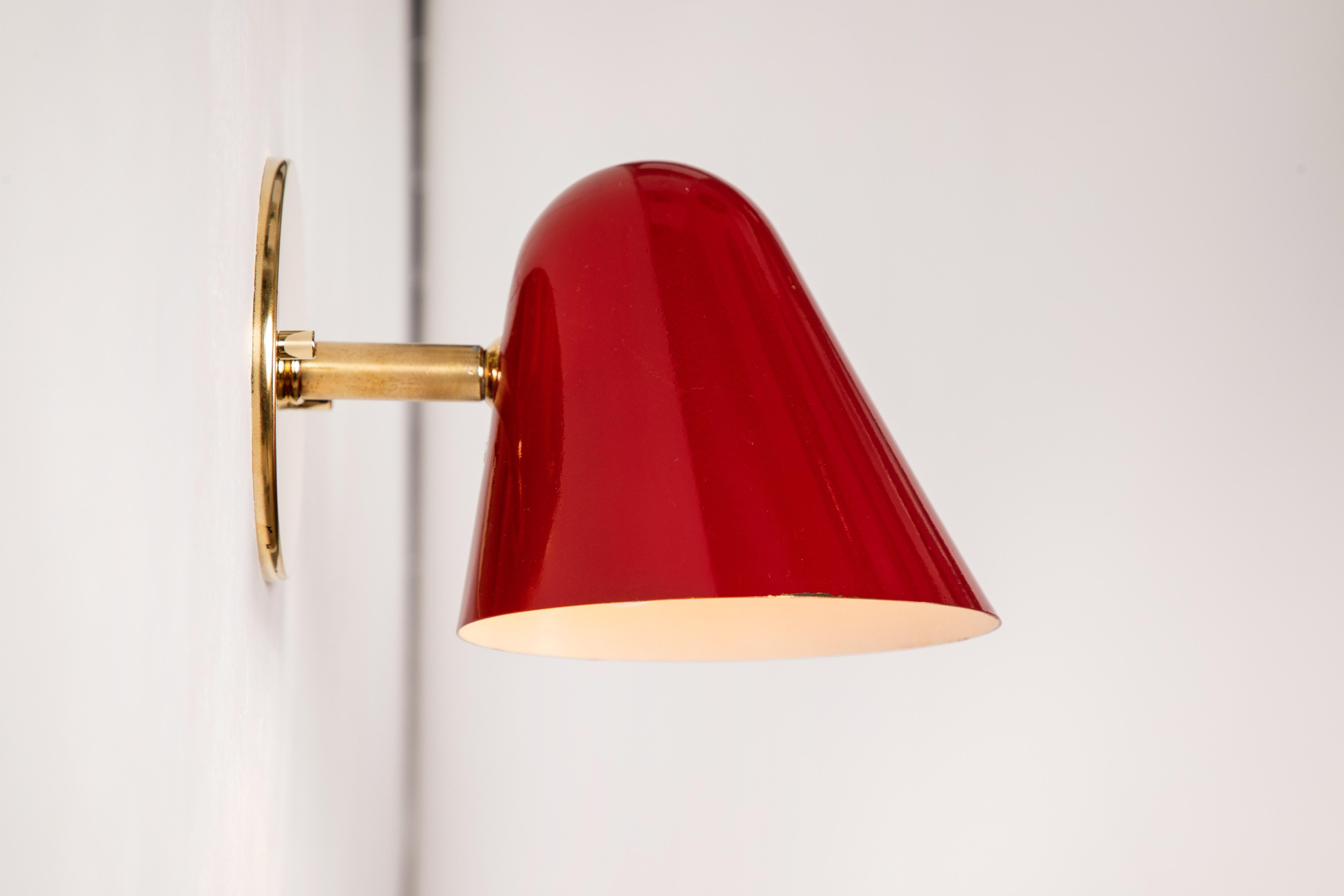 red sconce