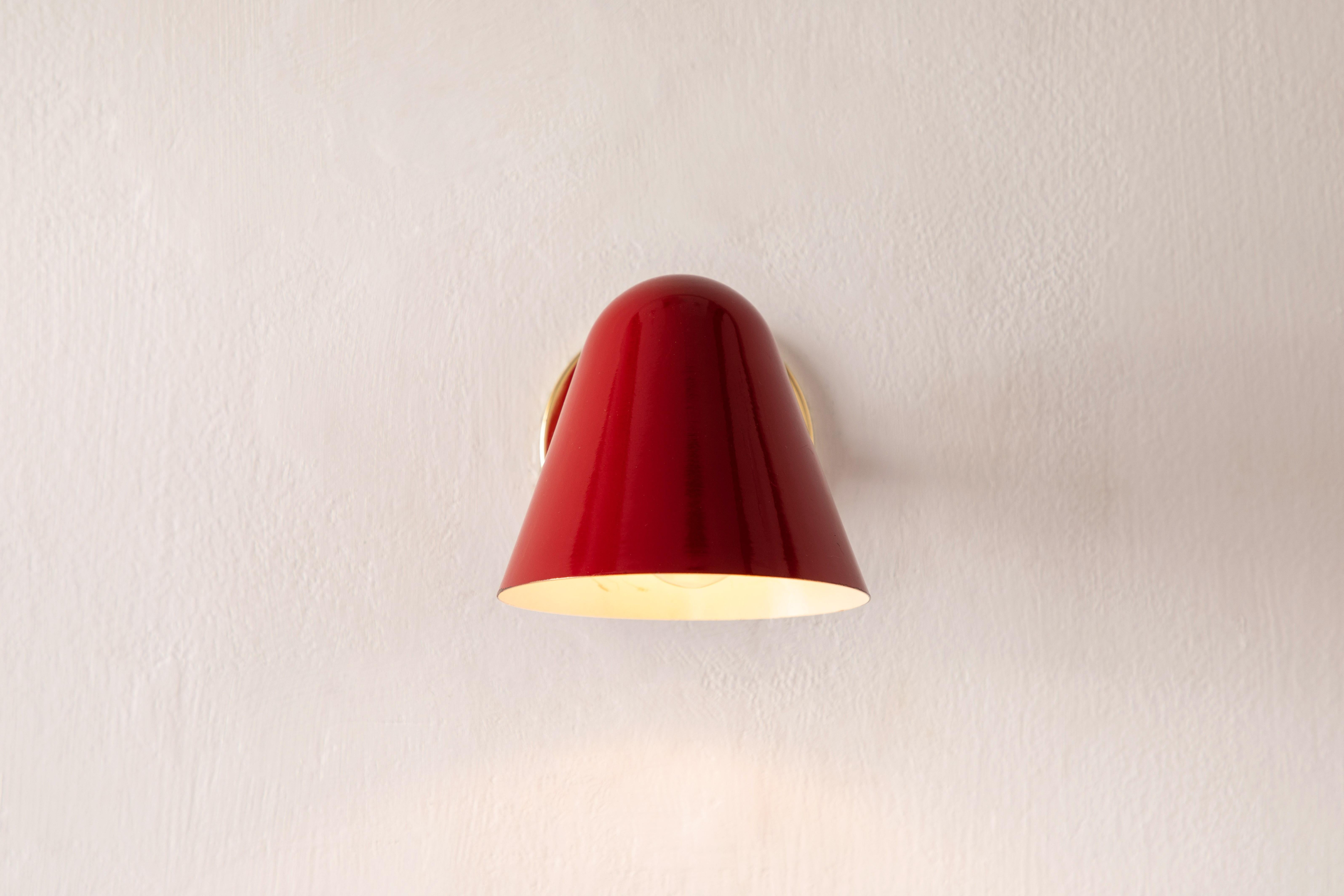 red sconces