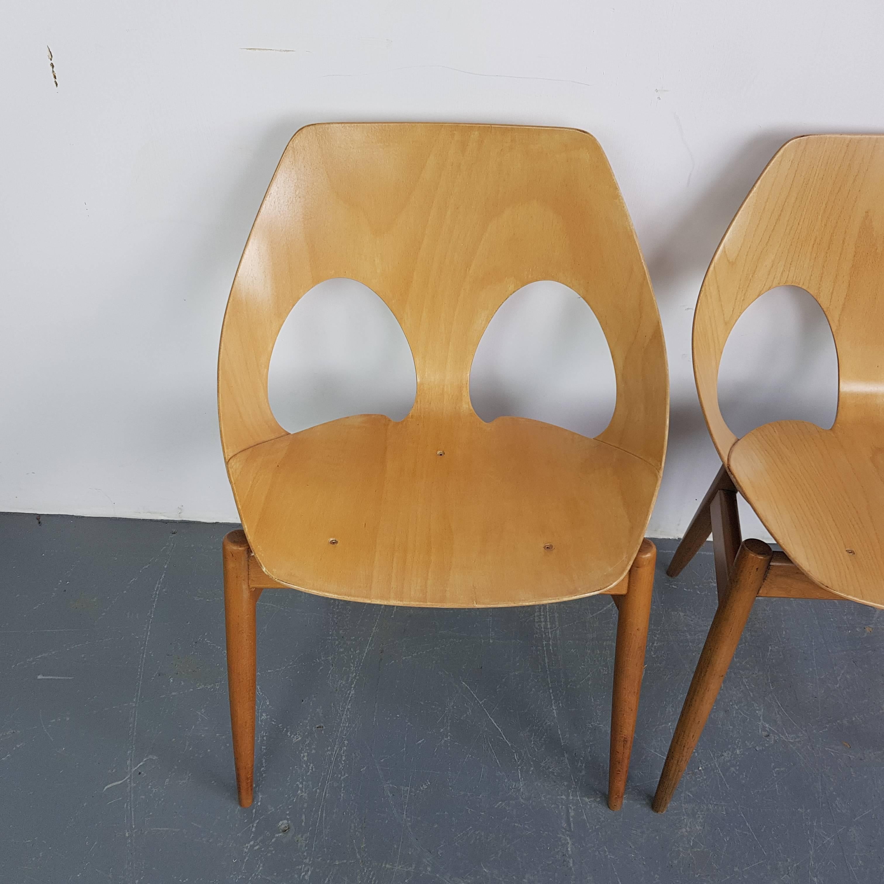 Pair of 1950s Jason Chairs Designed by Carl Jacobs & Frank Guille for Kandya For Sale 1