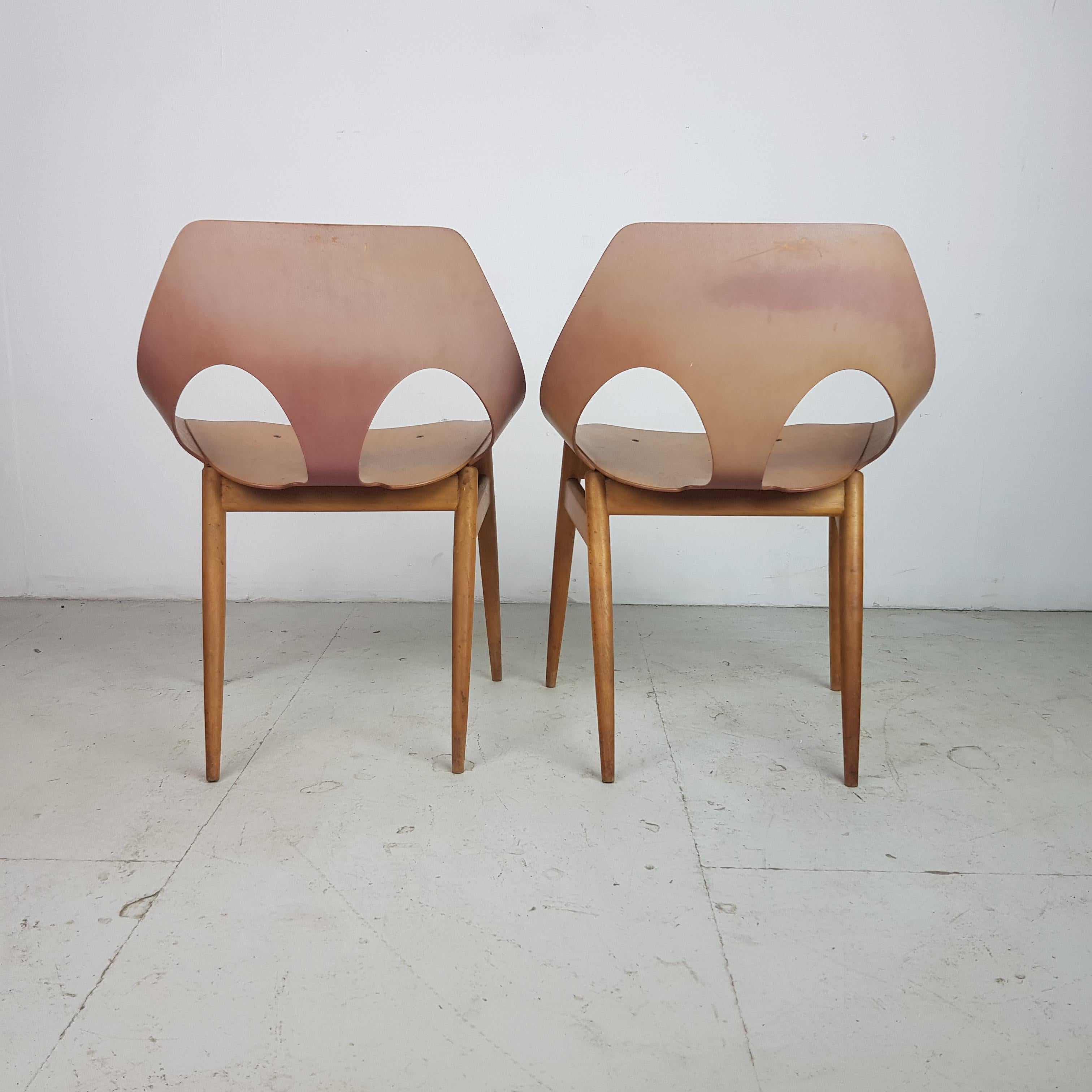 20th Century Pair of 1950s Jason Chairs Designed by Carl Jacobs & Frank Guille for Kandya For Sale