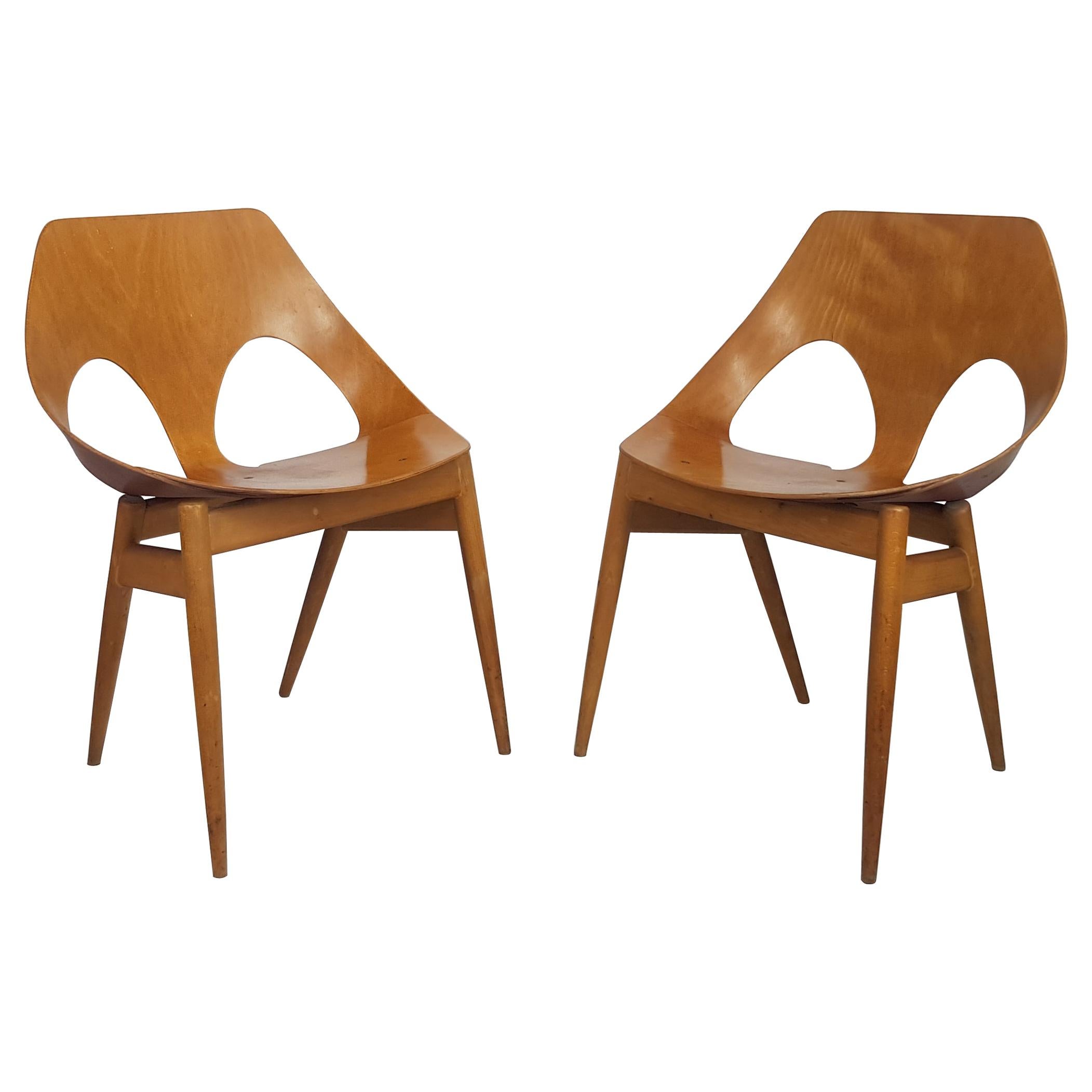 Pair of 1950s Jason Chairs Designed by Carl Jacobs & Frank Guille for Kandya For Sale