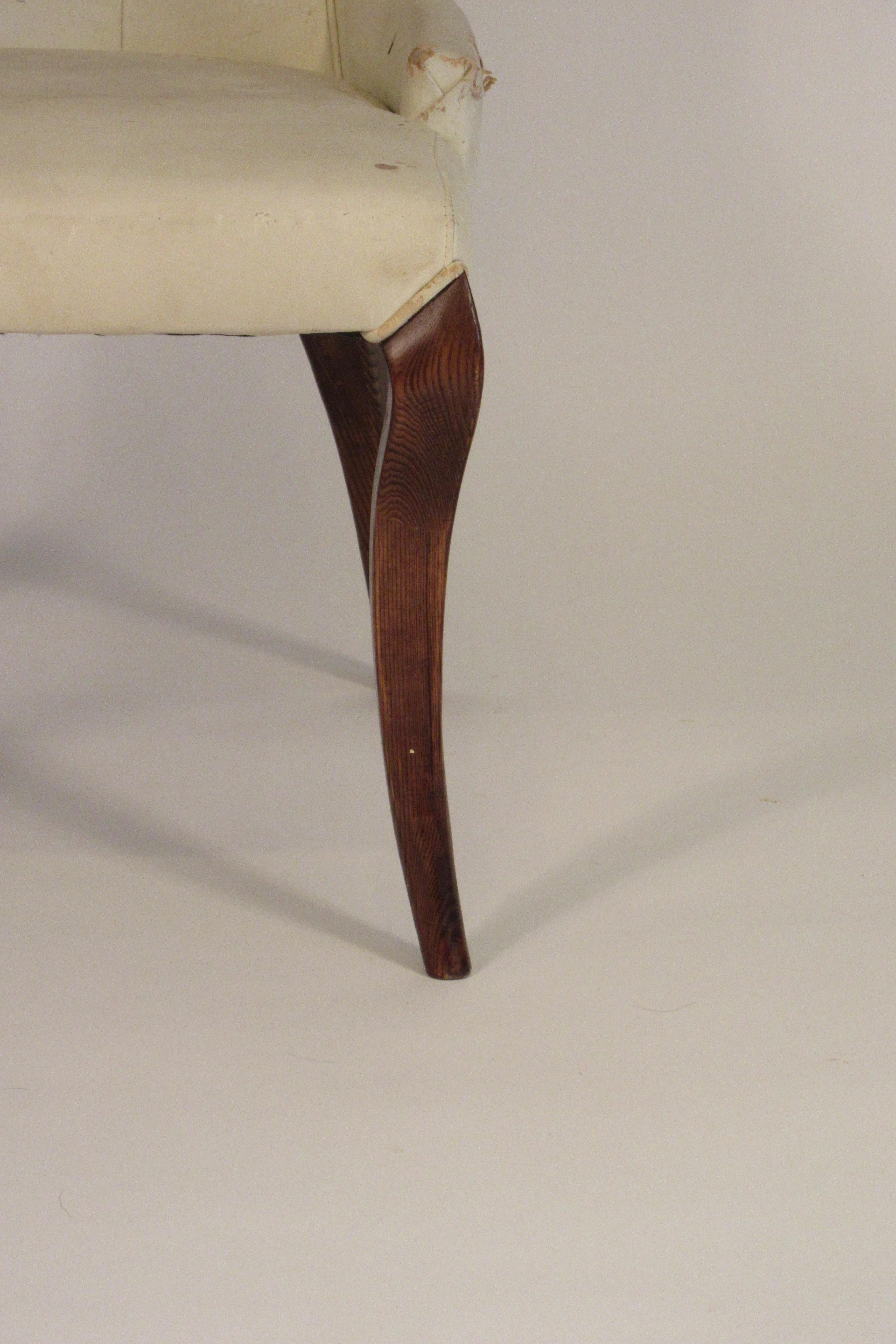 Pair of 1950s Klismos Side Chairs 9