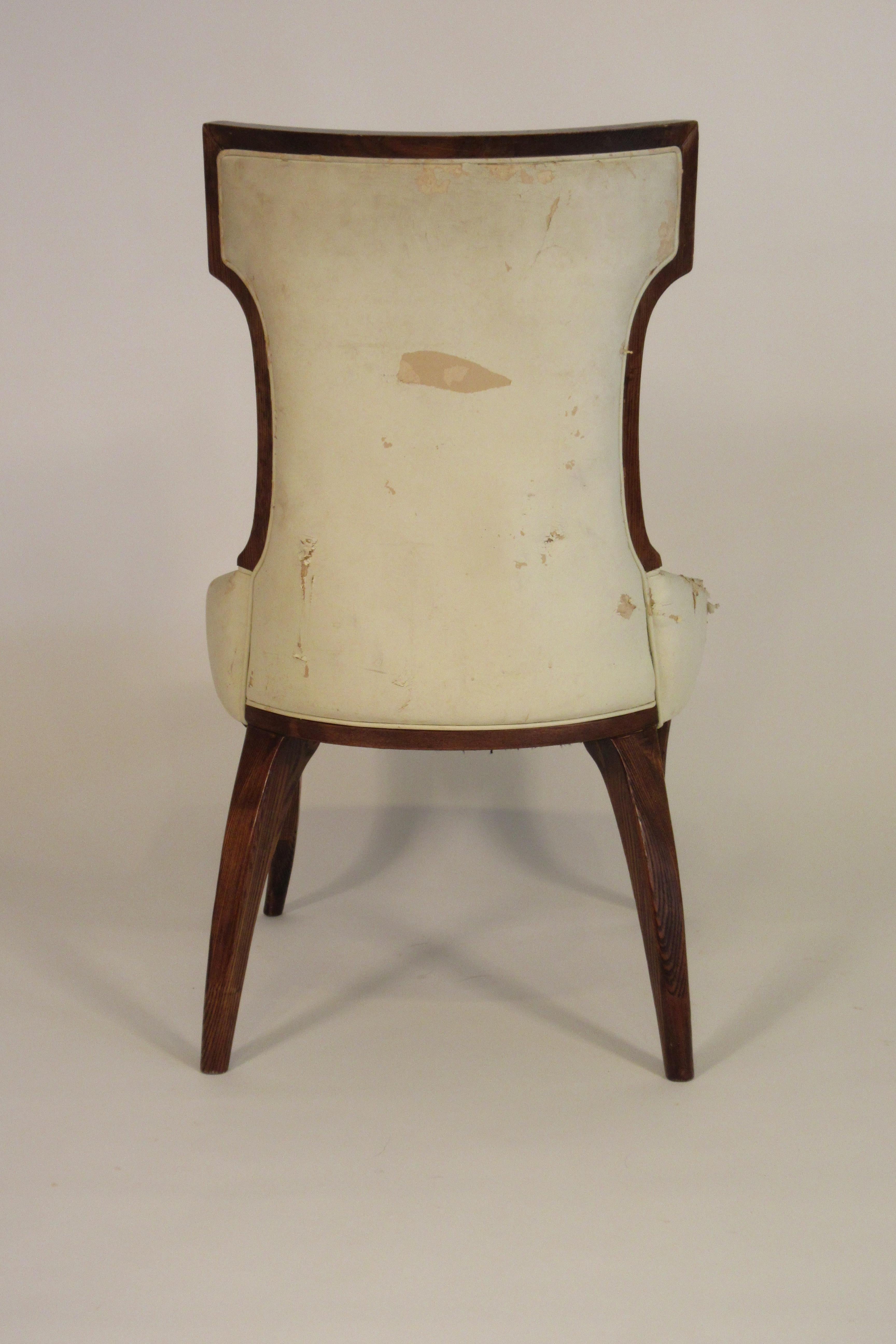 Pair of 1950s Klismos Side Chairs 1