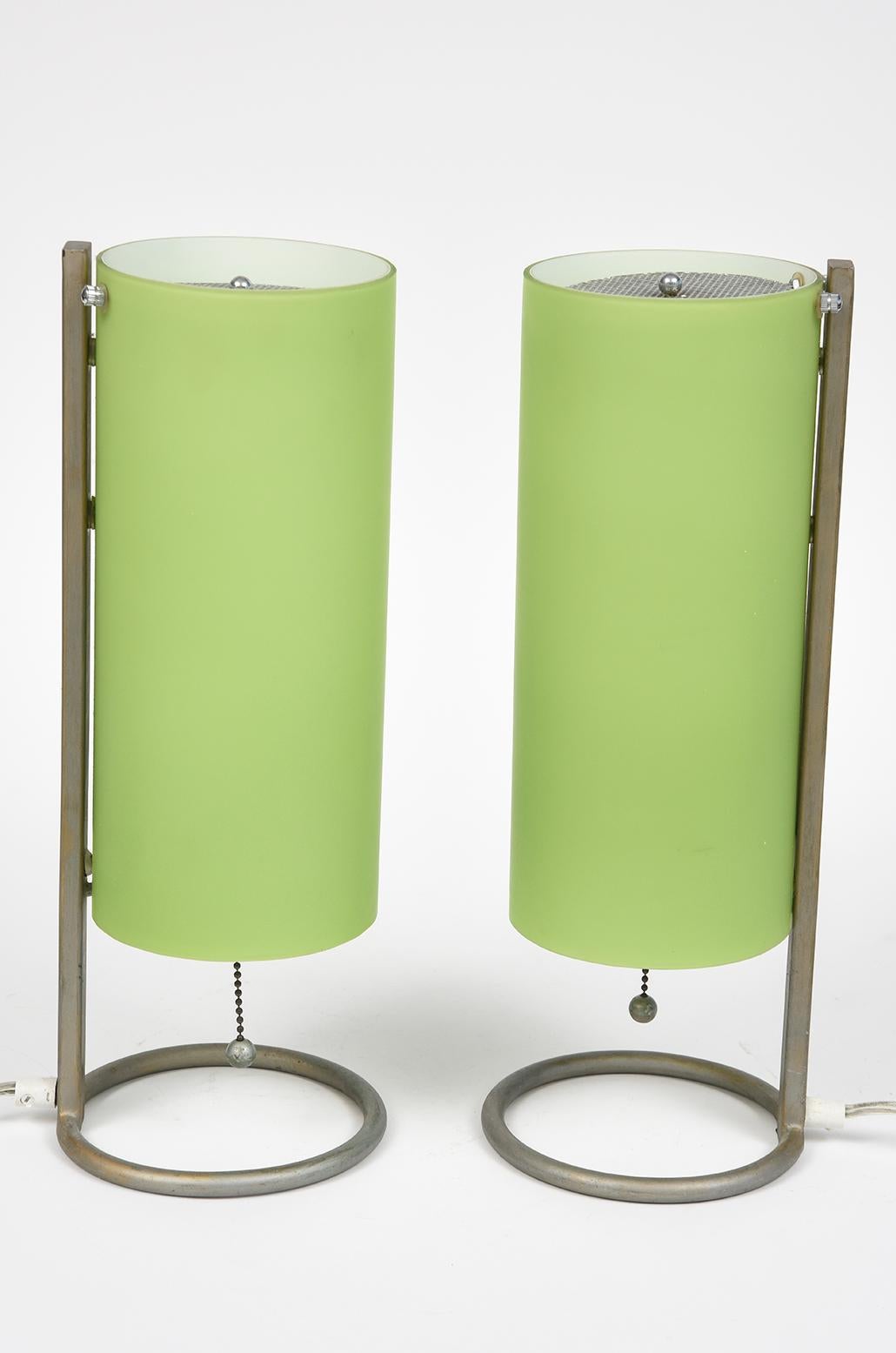 American Pair of 1950s Lamps from the Historic Fontainebleau Hotel in Miami Beach