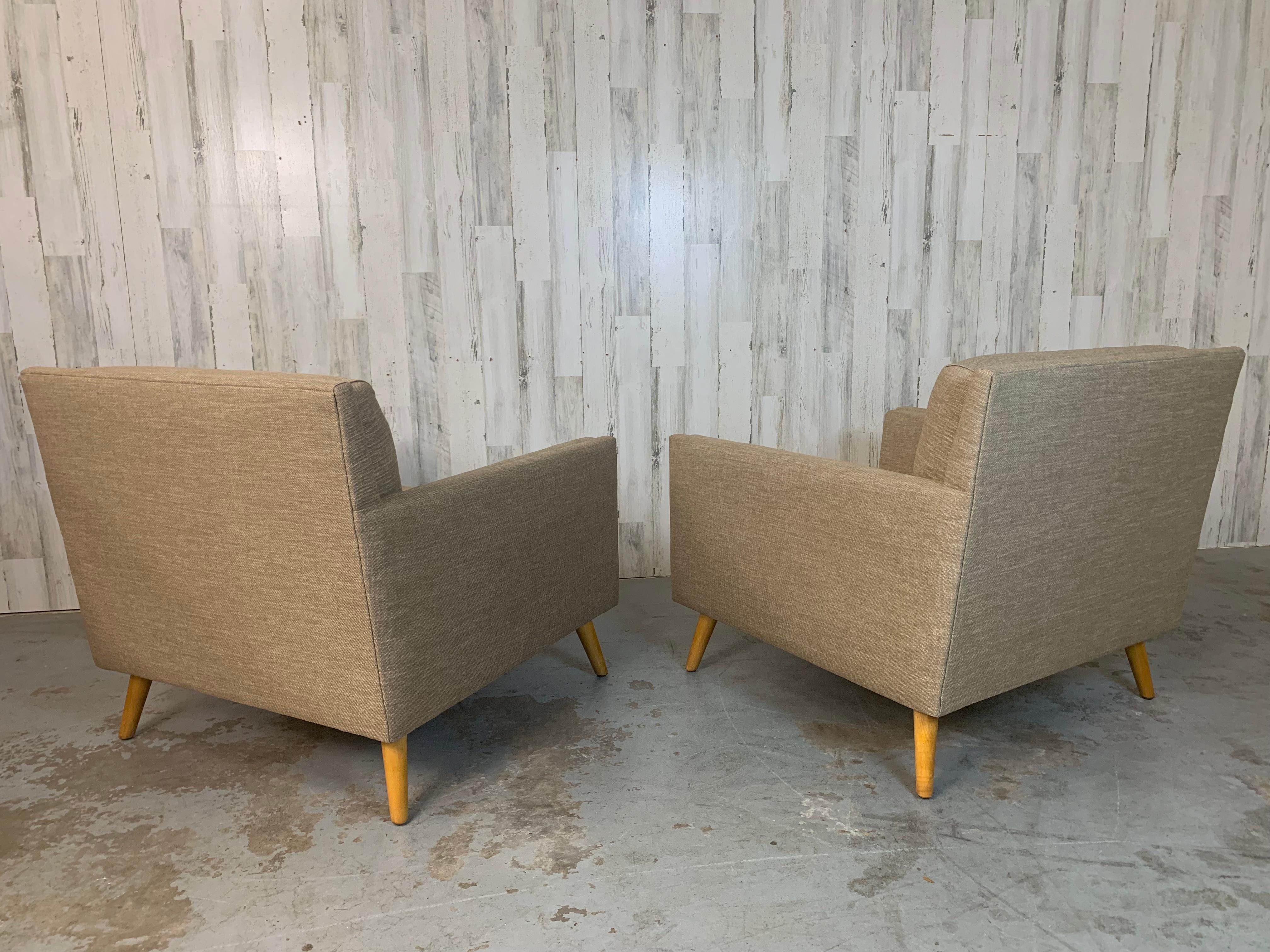 Paire de chaises longues des années 1950 en vente 4