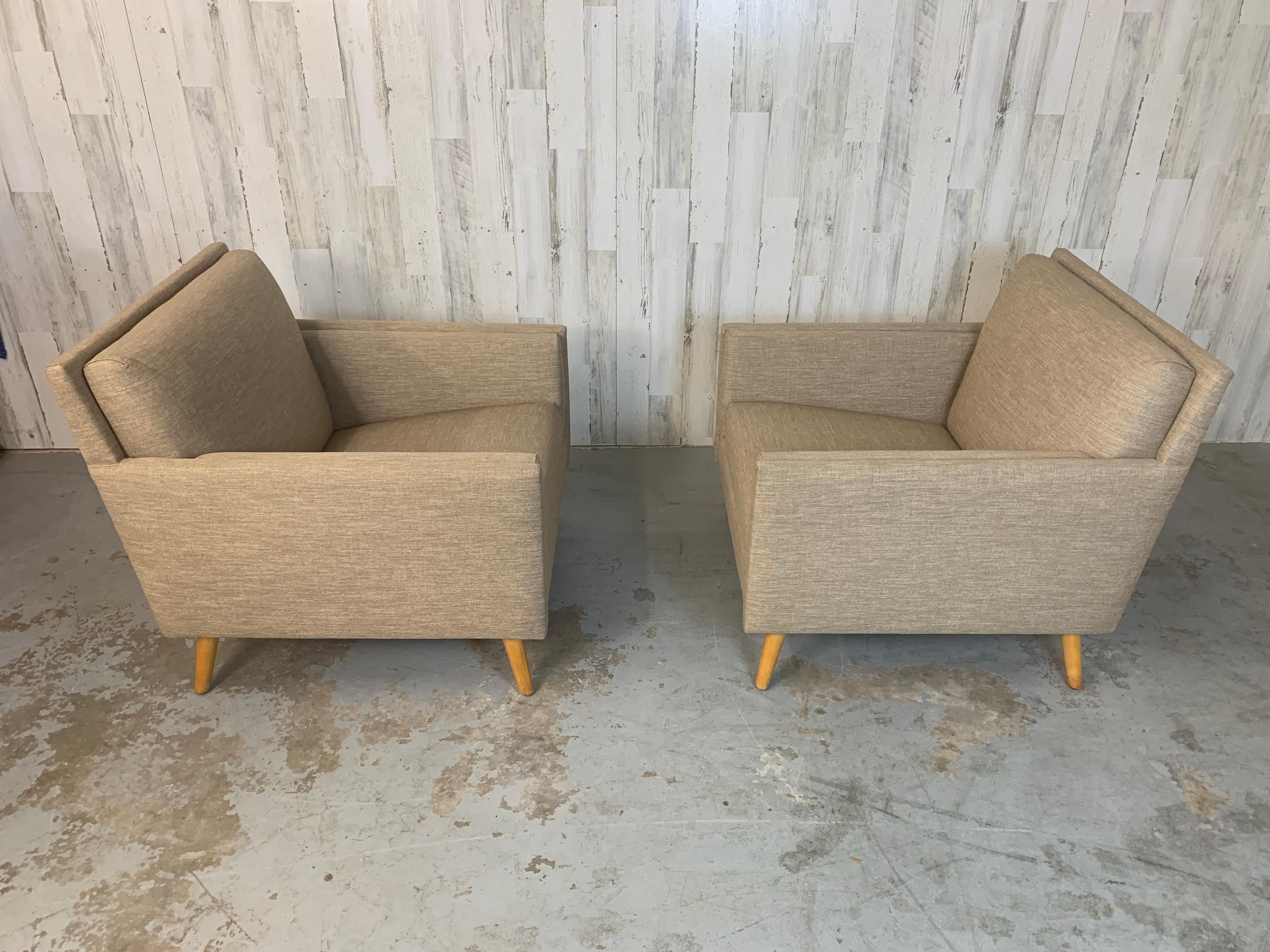 Paire de chaises longues des années 1950 en vente 2