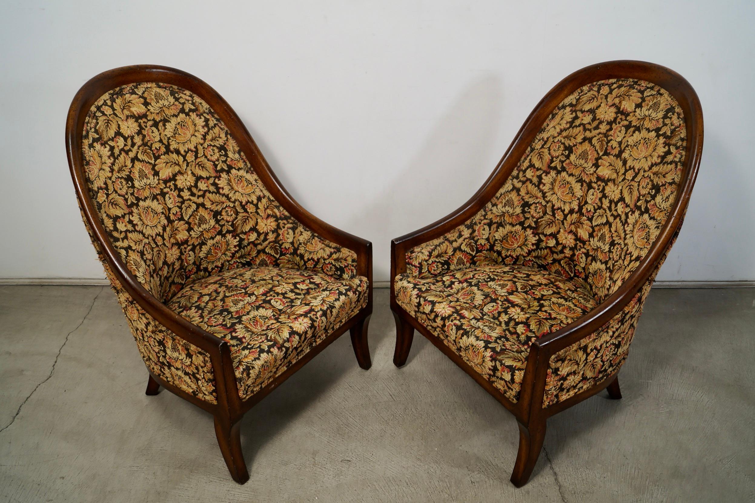 Coppia di poltrone da club in stile Harvey Probber del 1950 in vendita 4
