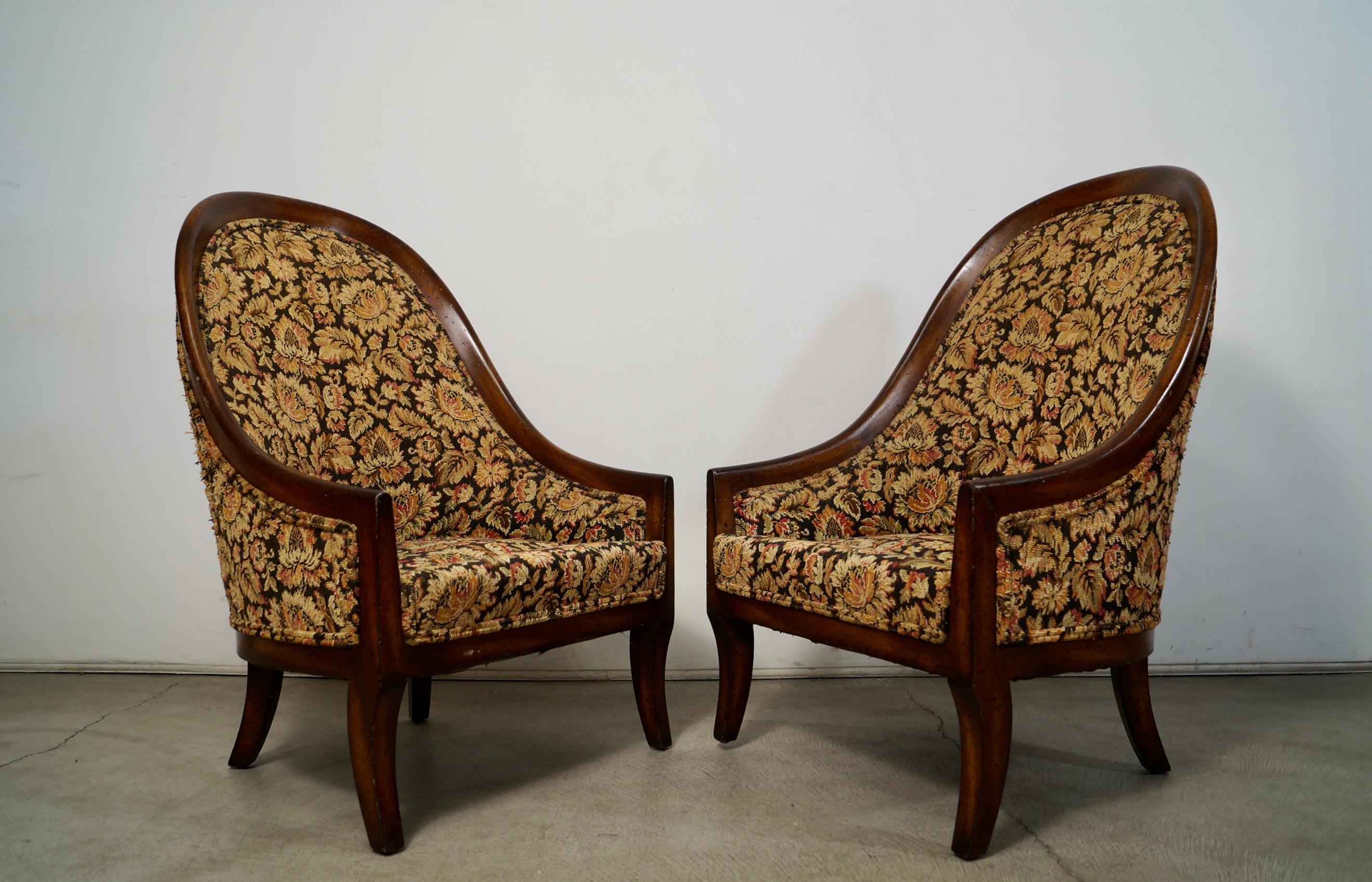 Coppia di poltrone da club in stile Harvey Probber del 1950 in vendita 5