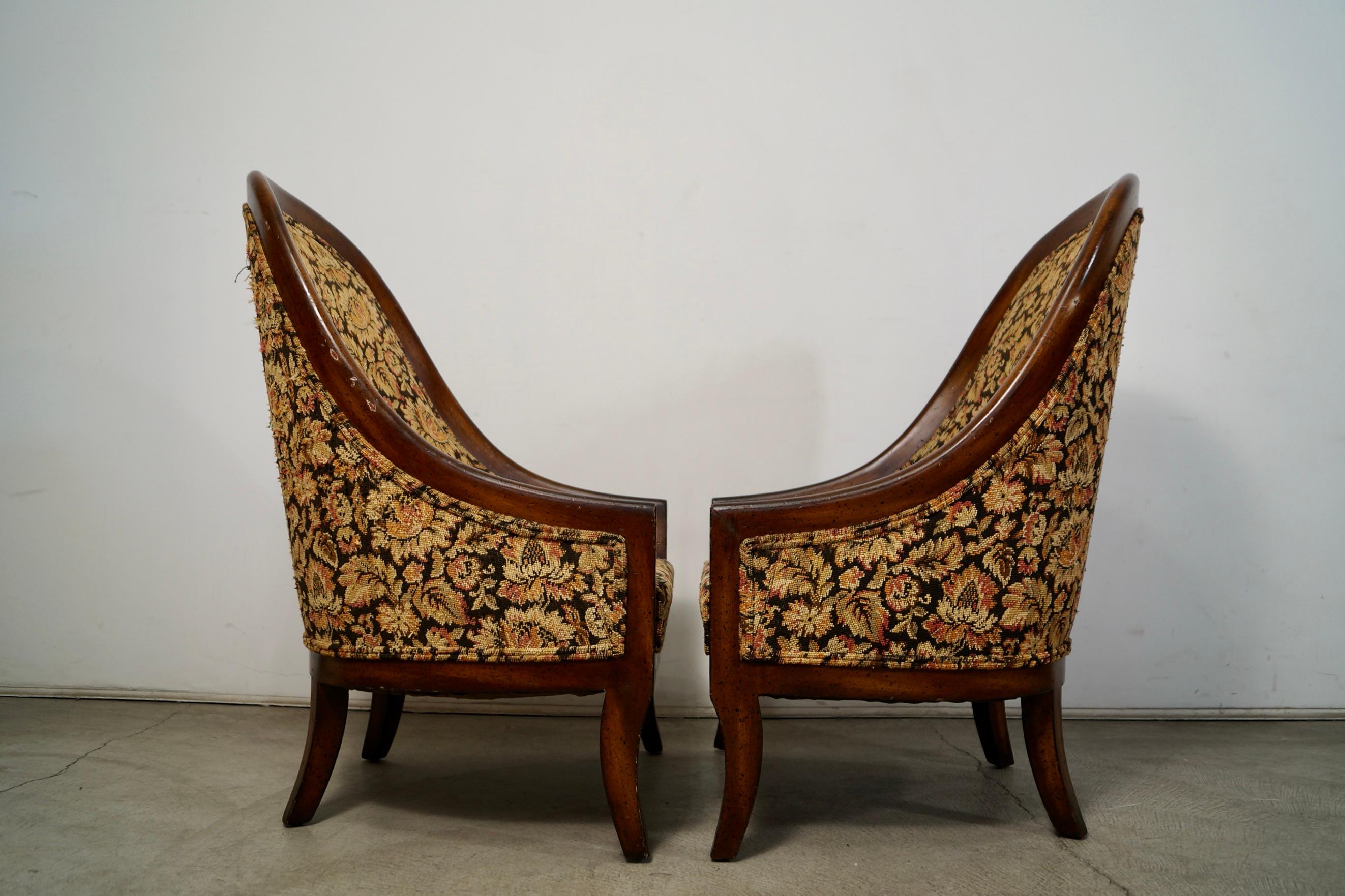 Coppia di poltrone da club in stile Harvey Probber del 1950 in vendita 7