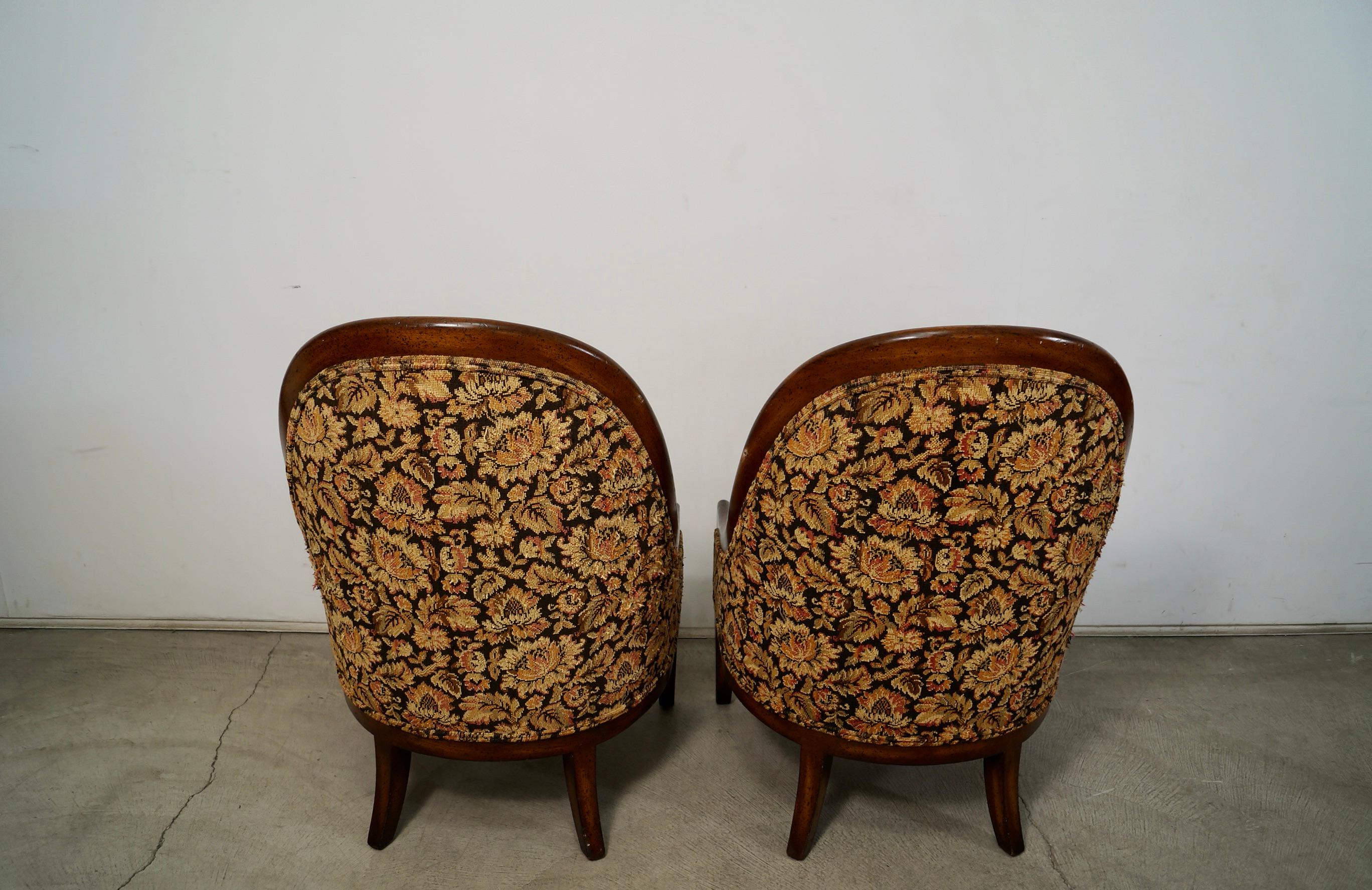 Coppia di poltrone da club in stile Harvey Probber del 1950 in vendita 8