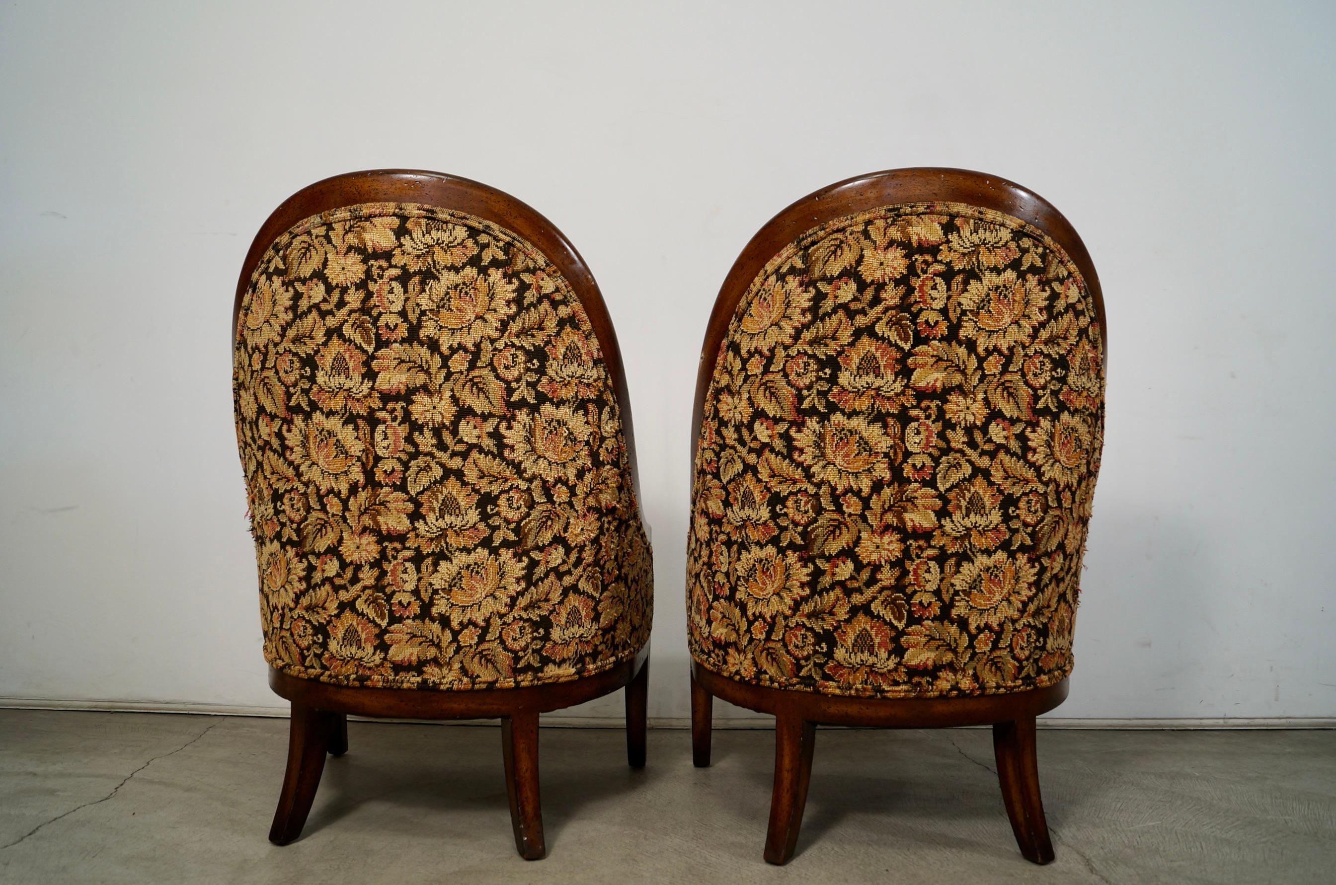 Coppia di poltrone da club in stile Harvey Probber del 1950 in vendita 9