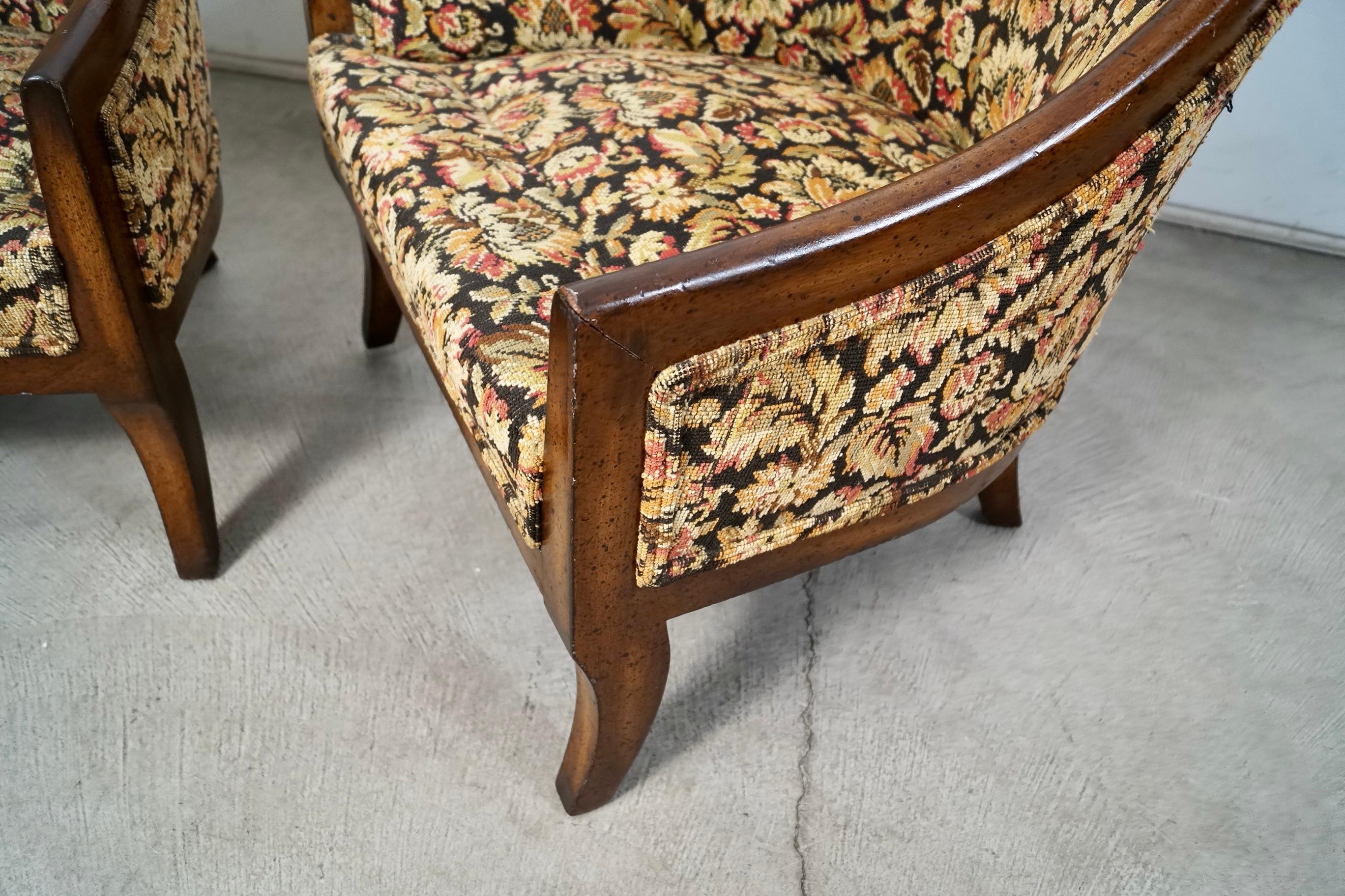 Coppia di poltrone da club in stile Harvey Probber del 1950 in vendita 11