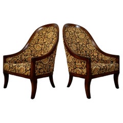 Pair of 1950's Mid-Century Harvey Probber Style Club Armchairs