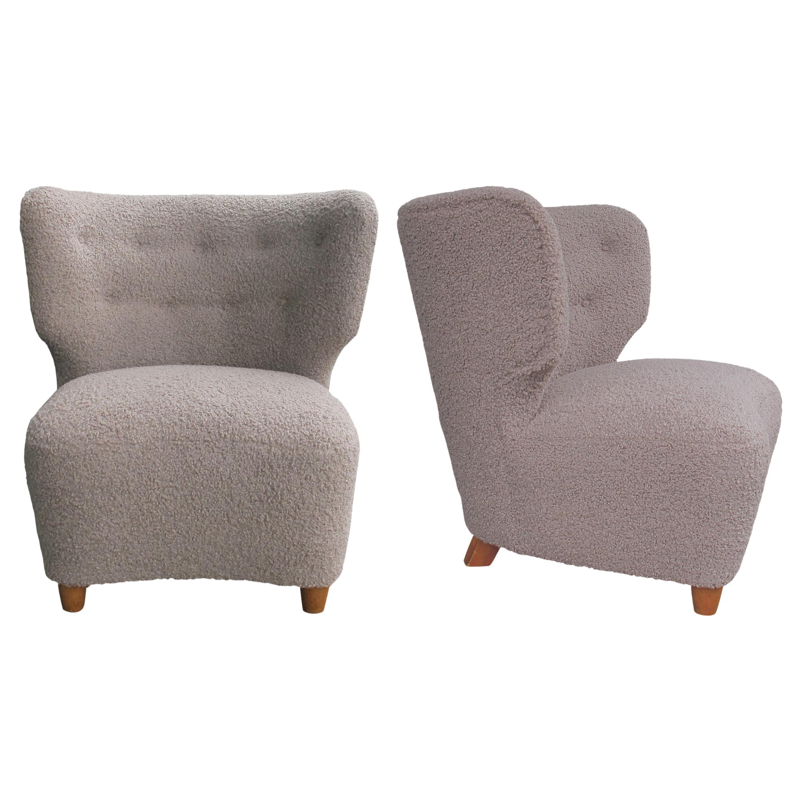 Paire de fauteuils de salon Cocktail Modernity des années 1950, Finlande
