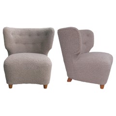 Paire de fauteuils de salon Cocktail Modernity des années 1950, Finlande