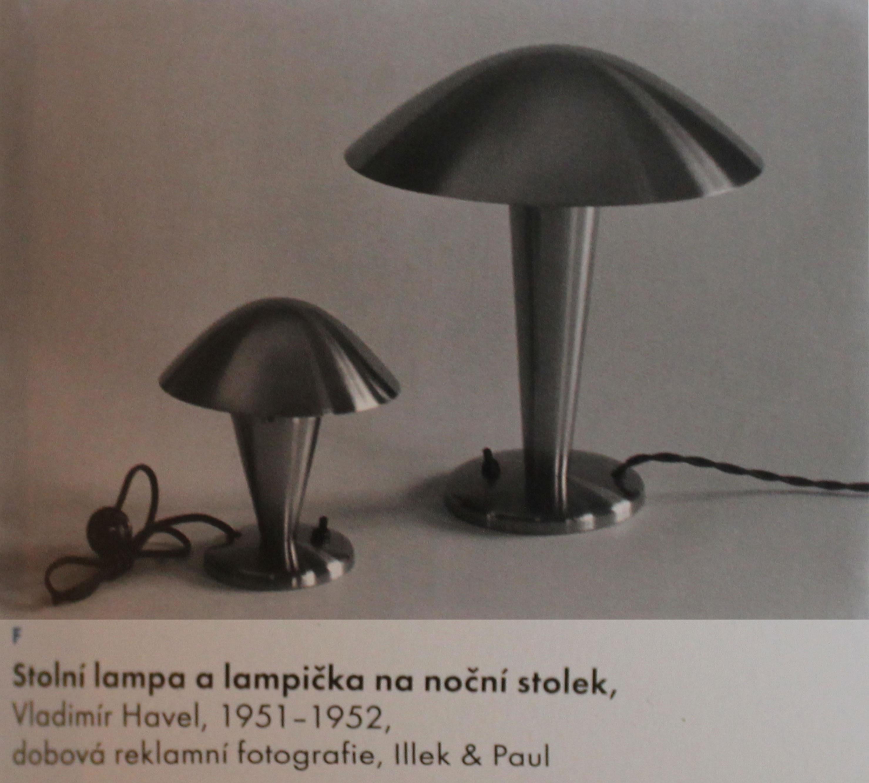 Pair of 1950's Modernist Table Lamps nicknamed 