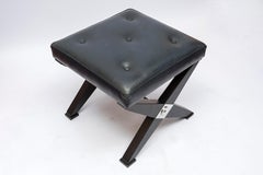 Pair of 1950s Neoclassic Stools in the Style of Jansen