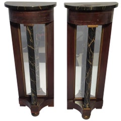 Pair of 1950s Neoclassical Small Consoles