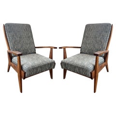 Pair of 1950's Reclining Chairs