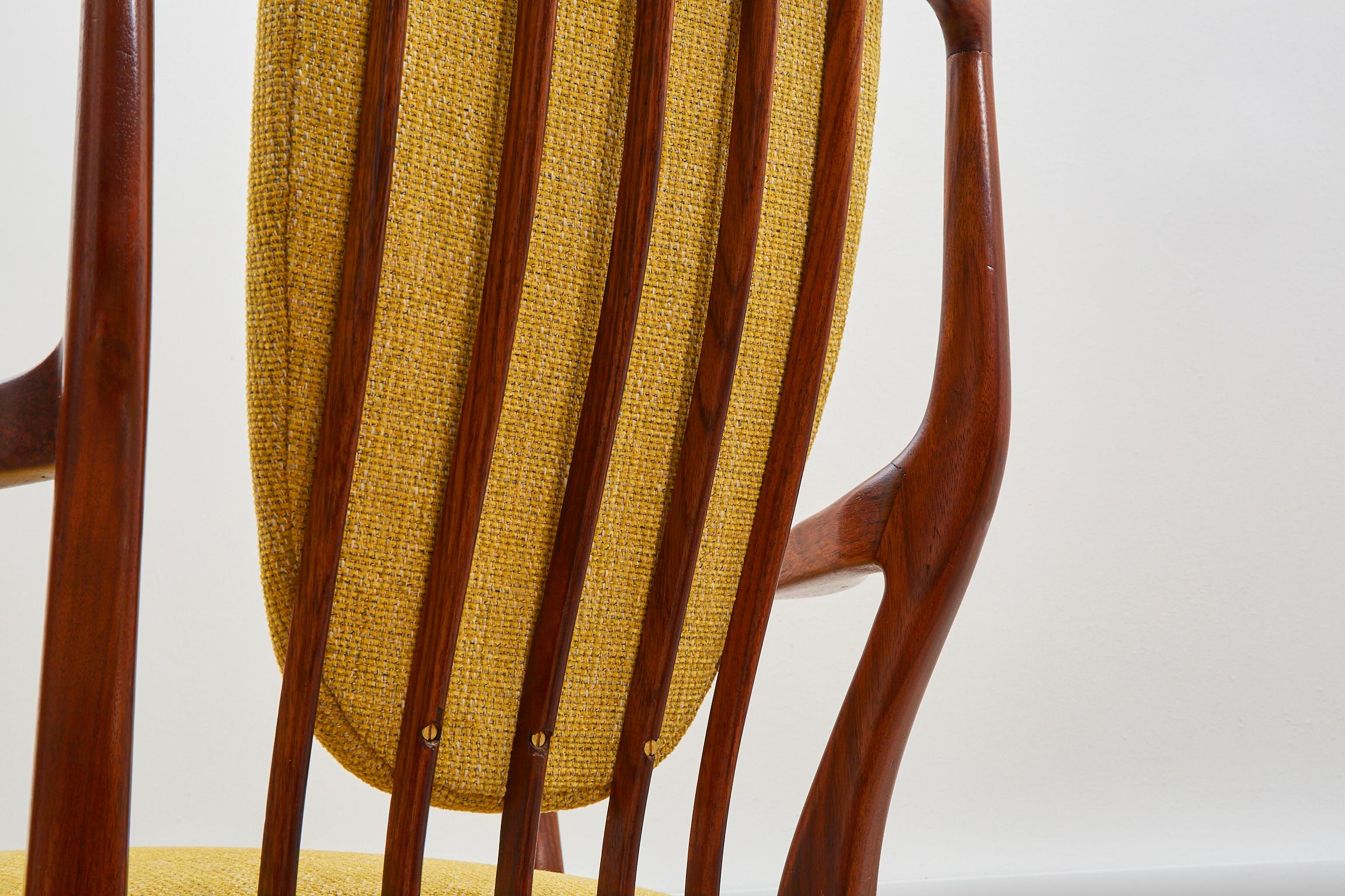 Pair of 1950's Rosewood Side Chairs by A.J Milne 3