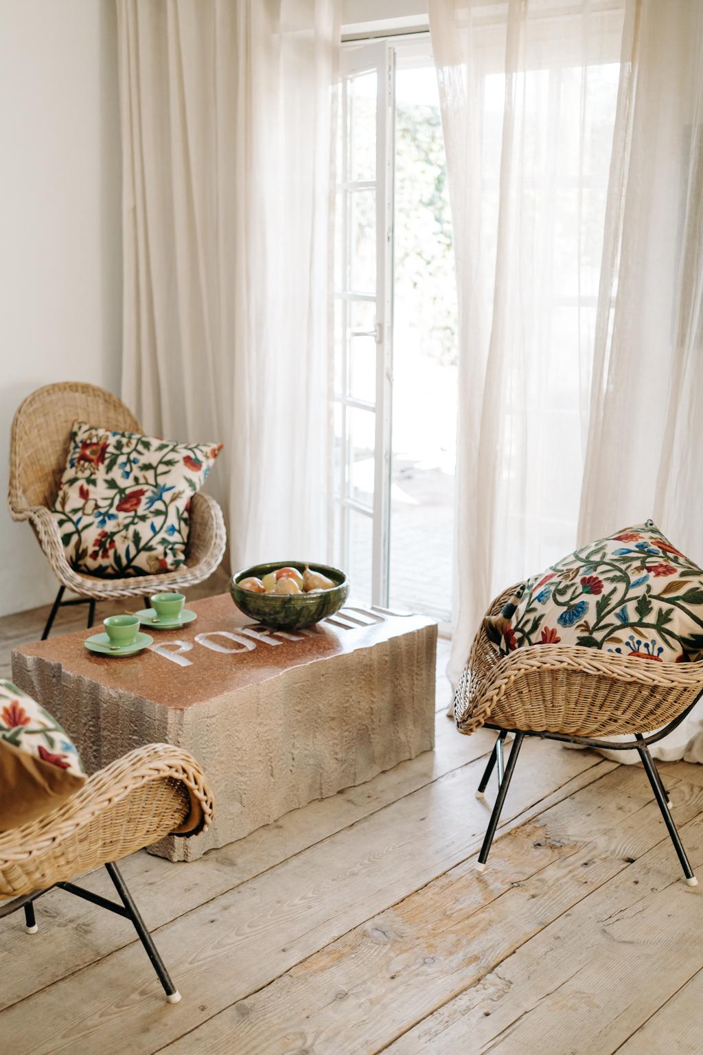 Pair of 1950's Rotan Armchairs 3