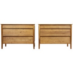 Pair of 1950s Scandinavian Teak Chest of Drawers Pair of 1950s Scandinavian Teak Chest of Drawers