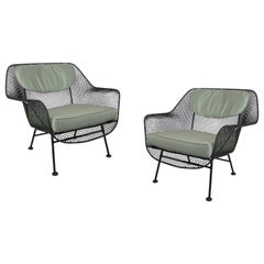 Pair of 1950s Sculptura Lounge Chairs by Russell Woodard
