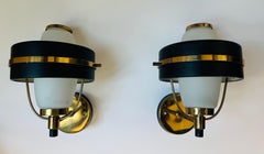Pair of 1950s Stilnovo Italian Mid Century Wall Lights