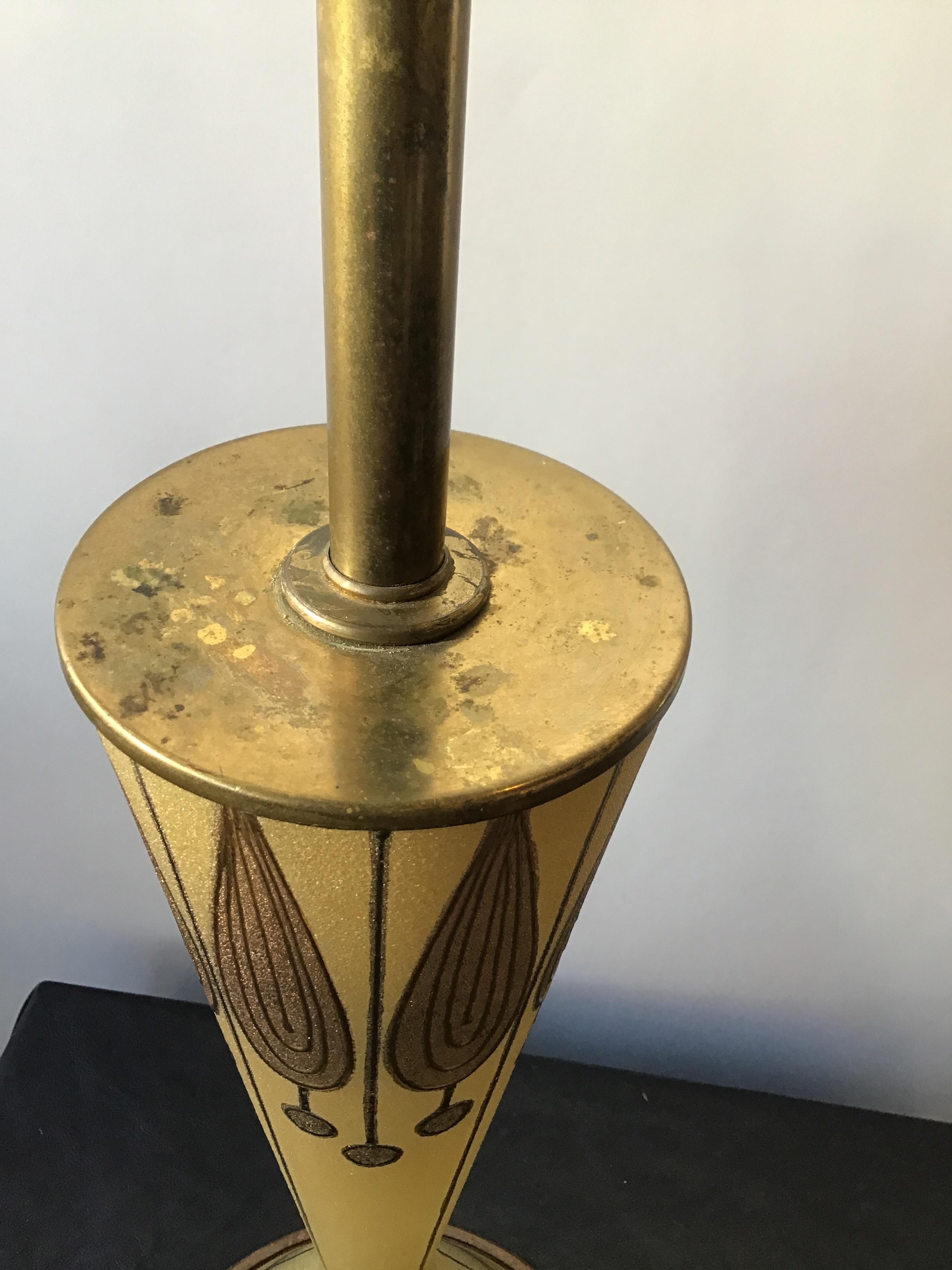 Pareja de lámparas altas de cristal italiano de los años 50 con caballos de circo rampantes Vidrio artístico en venta