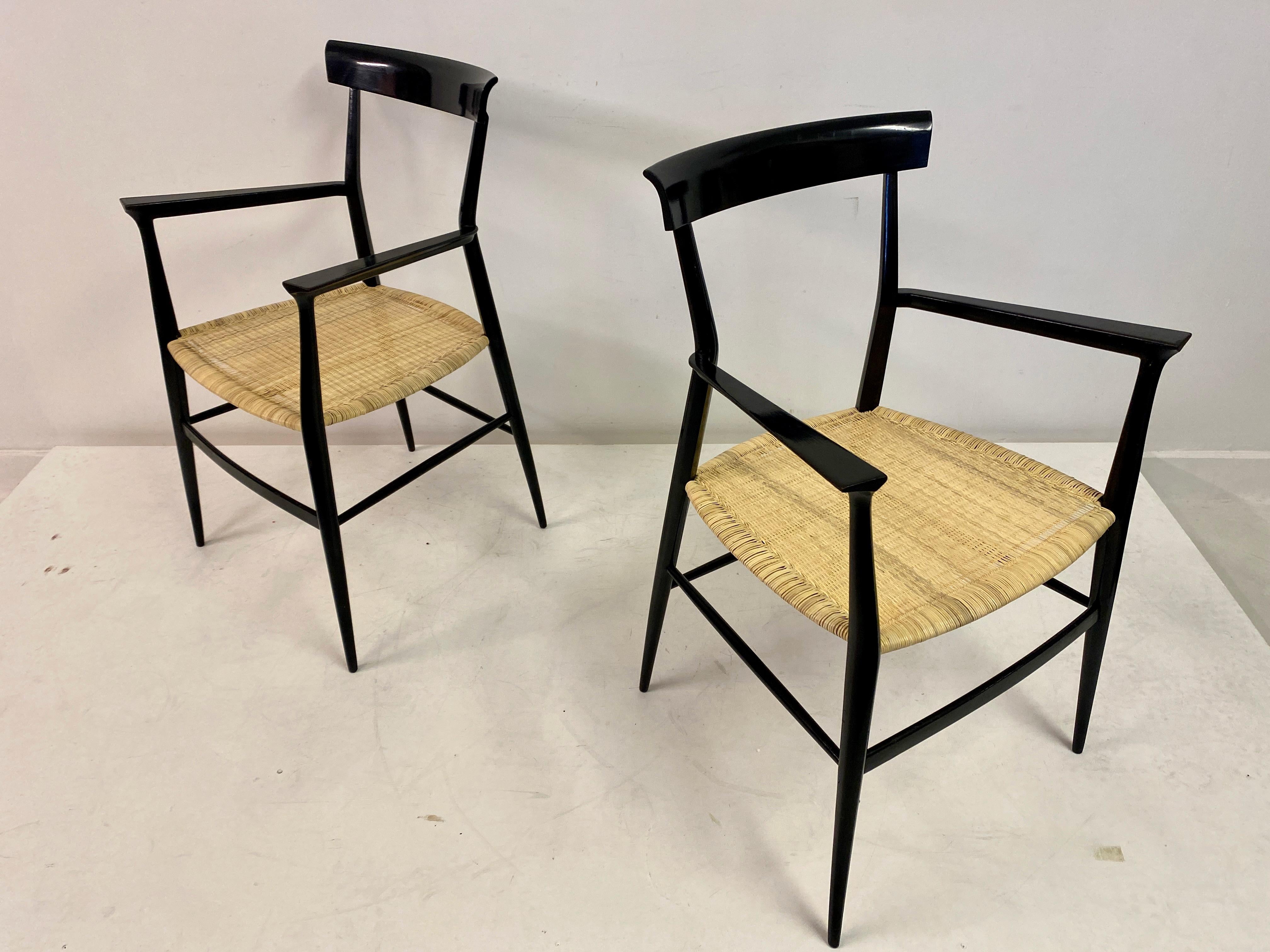 Pair of 1950s Tigullina Chairs by Colombo Sanguineti For Sale 12