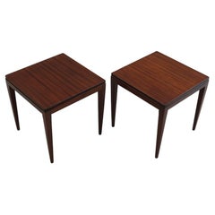 Pair of 1960s Afrormosia Side Tables Richard Hornby