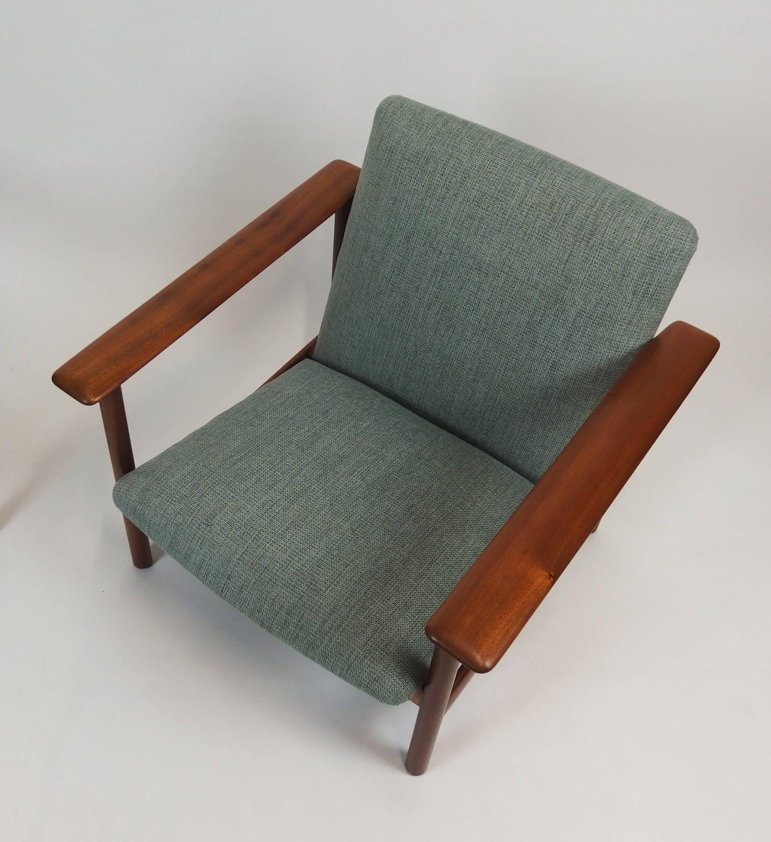Mid-20th Century Pair of 1960s Armchairs by Steiner For Sale