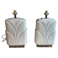 Pair of 1960s Art Deco Lamps