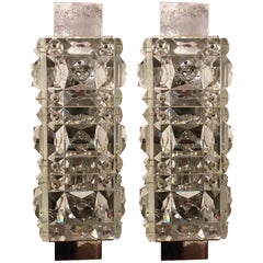 Pair of 1960s Austrian Crystal Kinkeldey Wall Lights