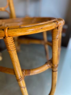 Pair of 1960s Bamboo Chairs by Bonacina