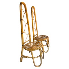 Pair of 1960s Bamboo Chairs by Bonacina