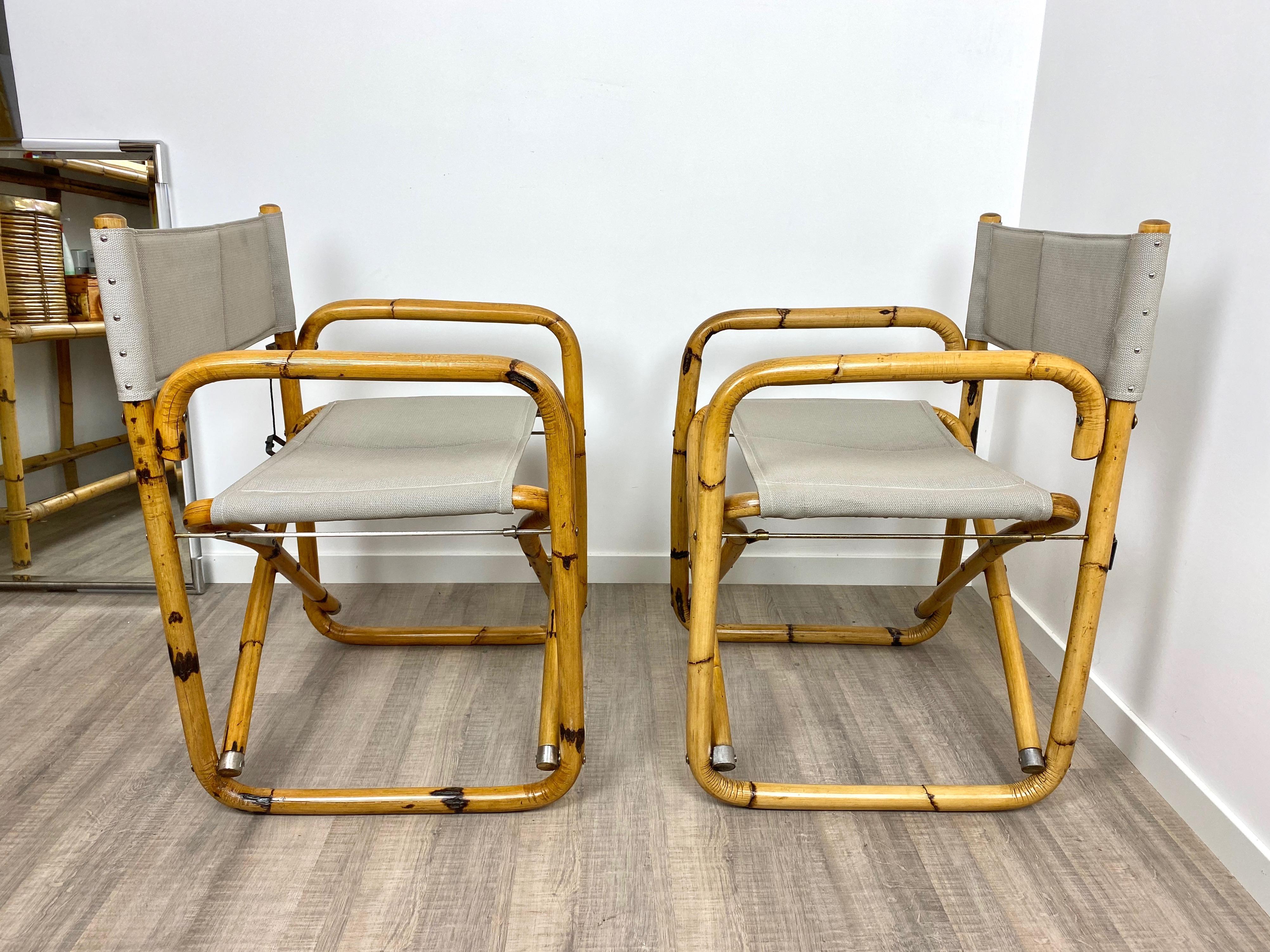 bamboo director chairs