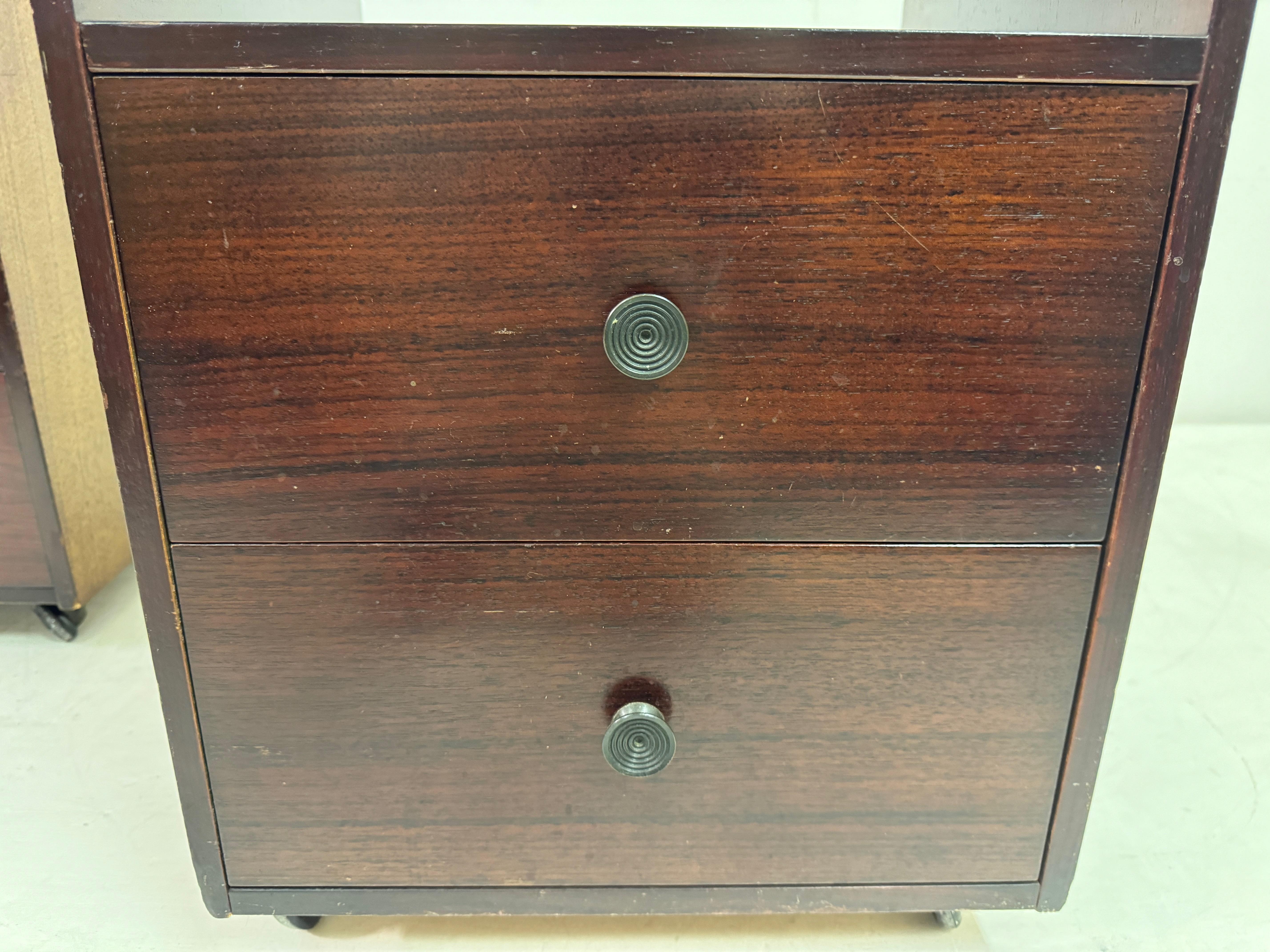 Pair of 1960s Bedside Cabinets Nightstands by Carlo De Carli 2