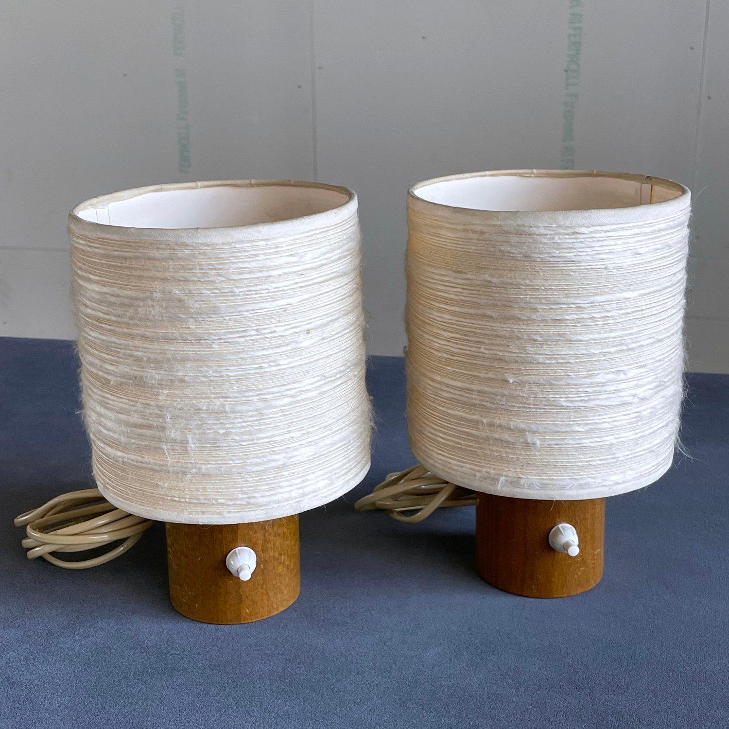 20th Century Pair of 1960's Bedside Table Lamps - Engeler Lampen, Switzerland