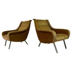 Pair of 1960s Belgian Armchairs