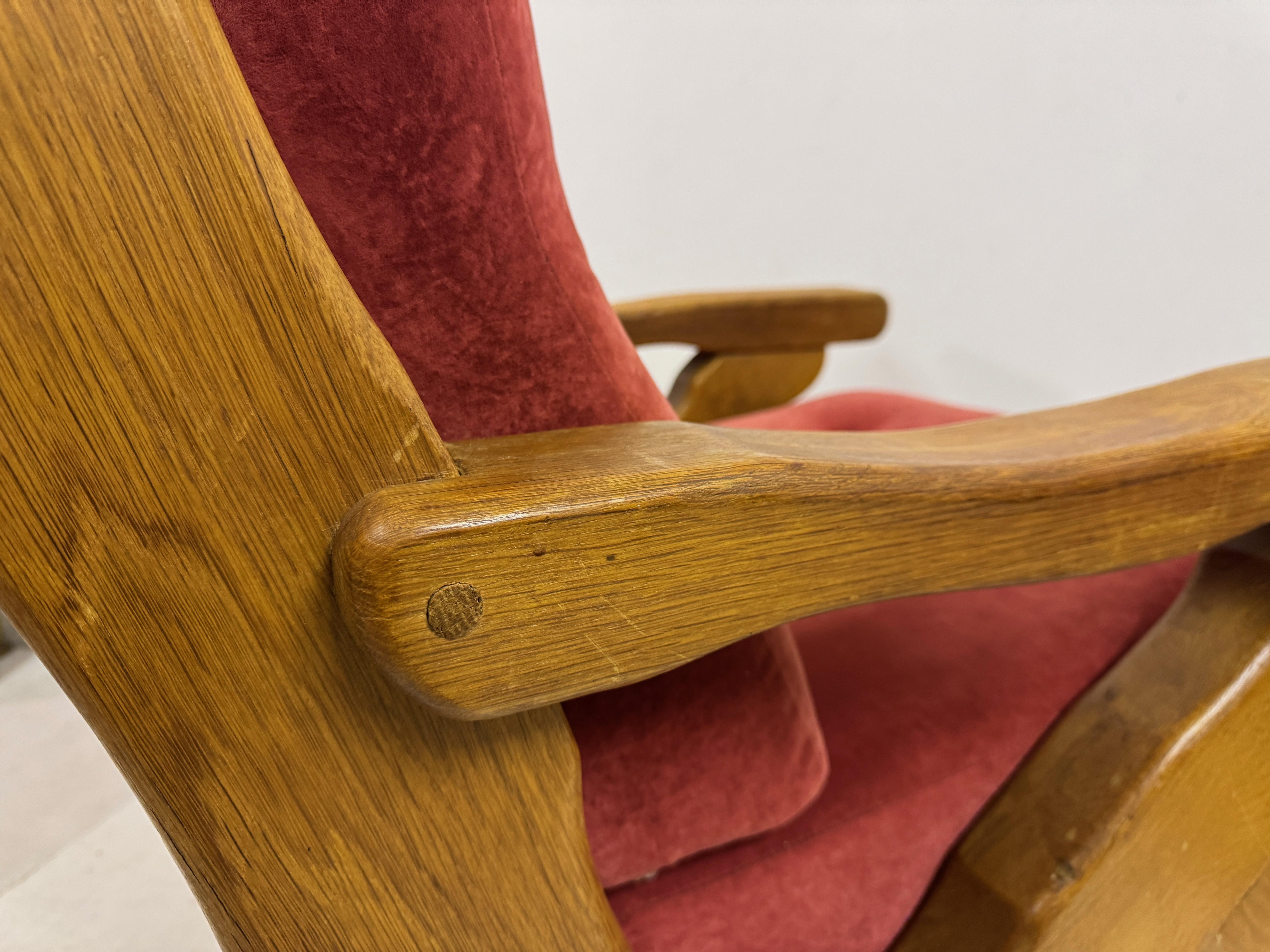 Paire de fauteuils brutalistes belges des années 1960 en vente 5