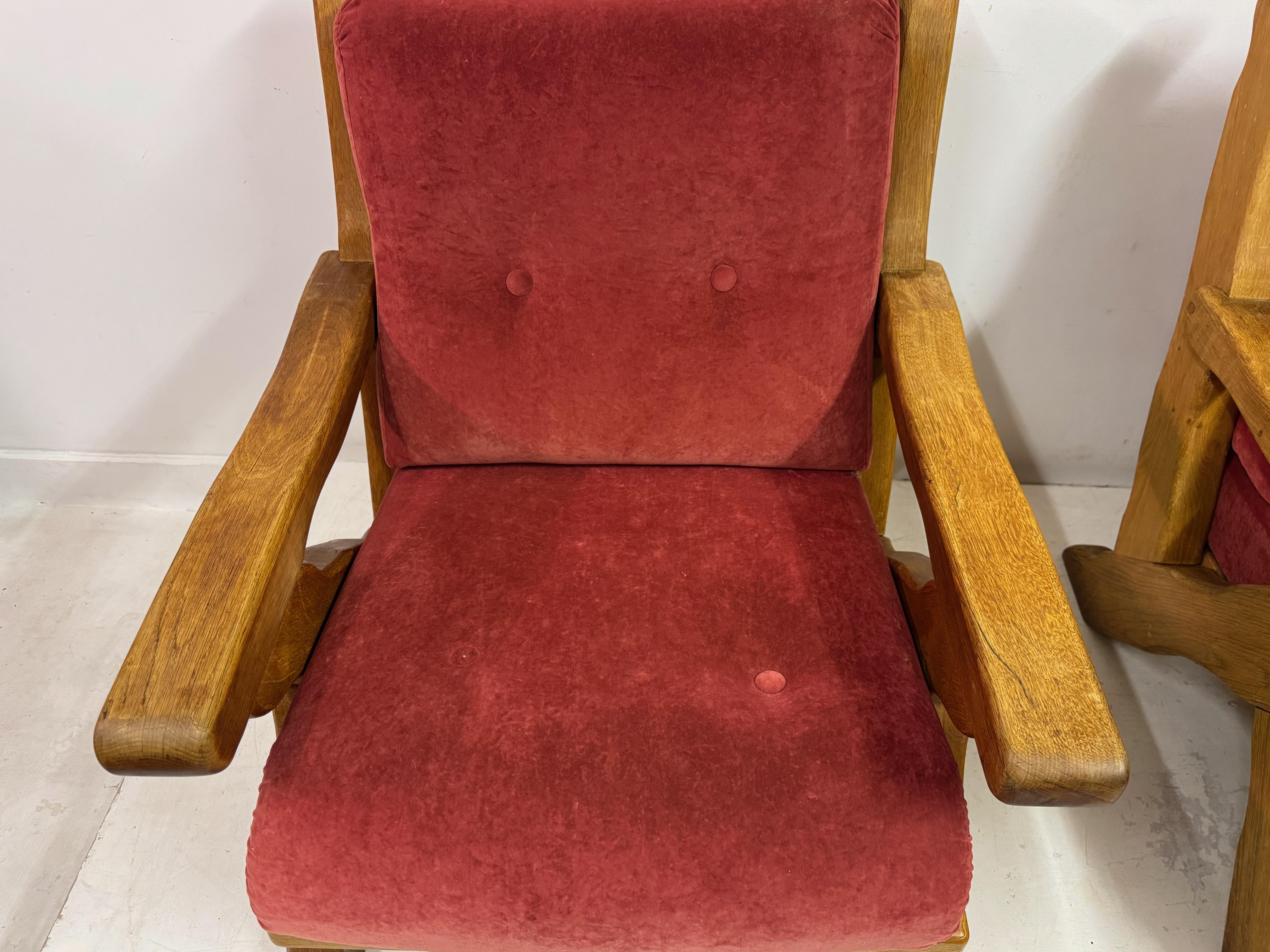 Paire de fauteuils brutalistes belges des années 1960 Bon état - En vente à London, London