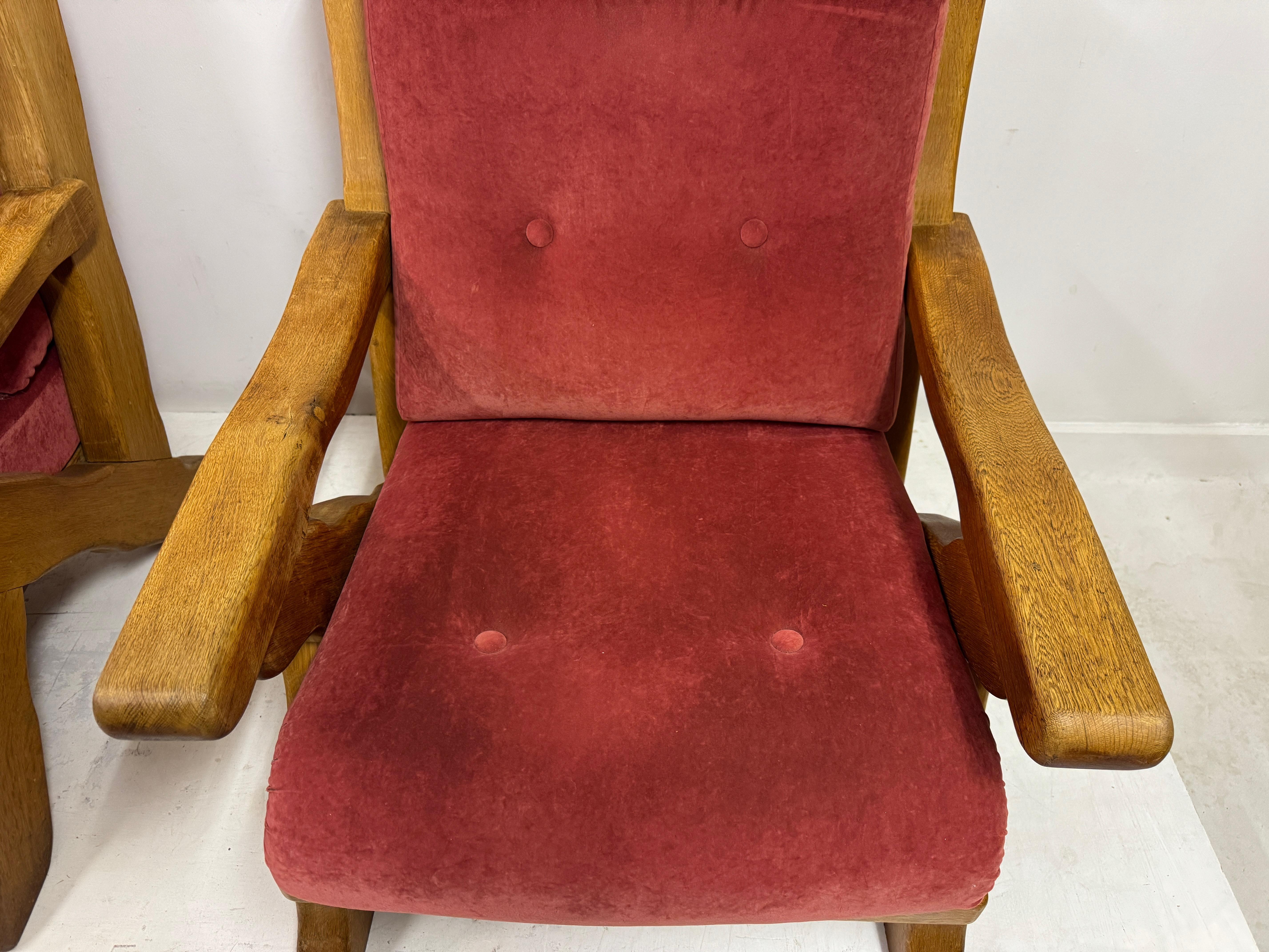 20ième siècle Paire de fauteuils brutalistes belges des années 1960 en vente