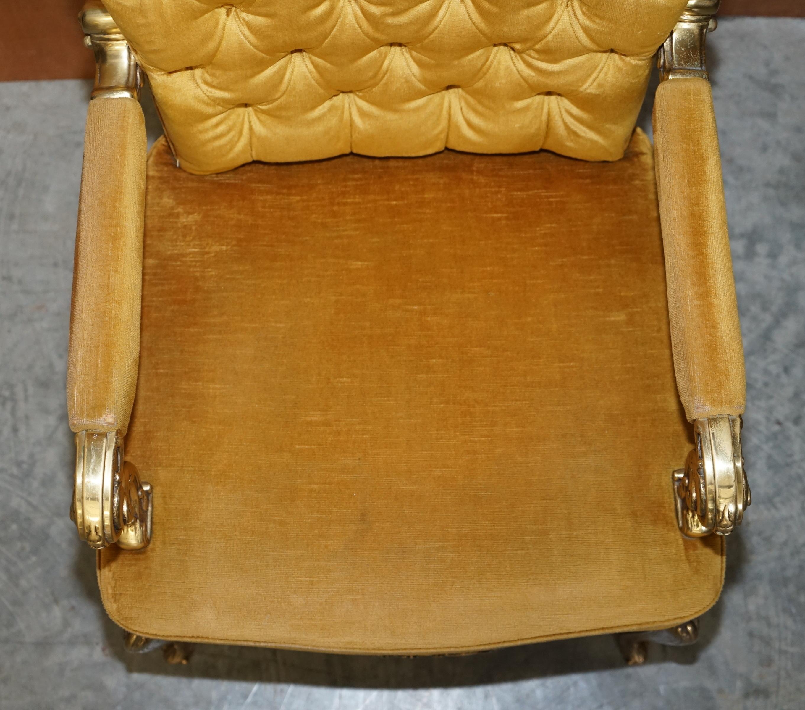 Ein Paar messinggerahmte Orsenigo-Sessel im Hollywood-Regency-Stil aus den 1960er Jahren aus Italien im Angebot 10