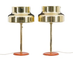 Pair of 1960’s Bumling brass table lamps by Anders Pehrson