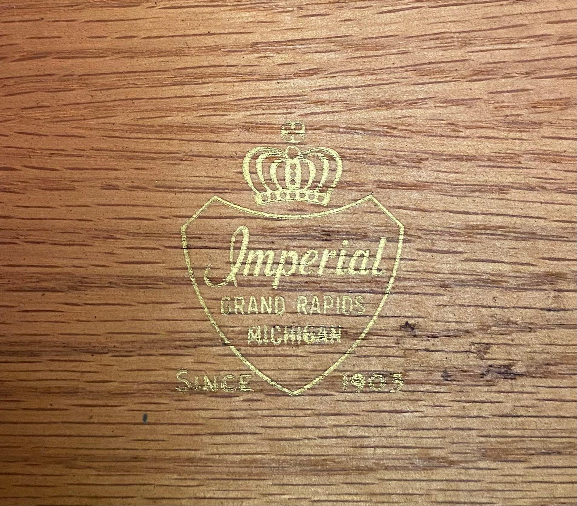 Pair of 1960's Carrara Marble topped End Tables 6