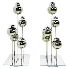 Pair of 1960's Cascading Eyeball Table Lamps