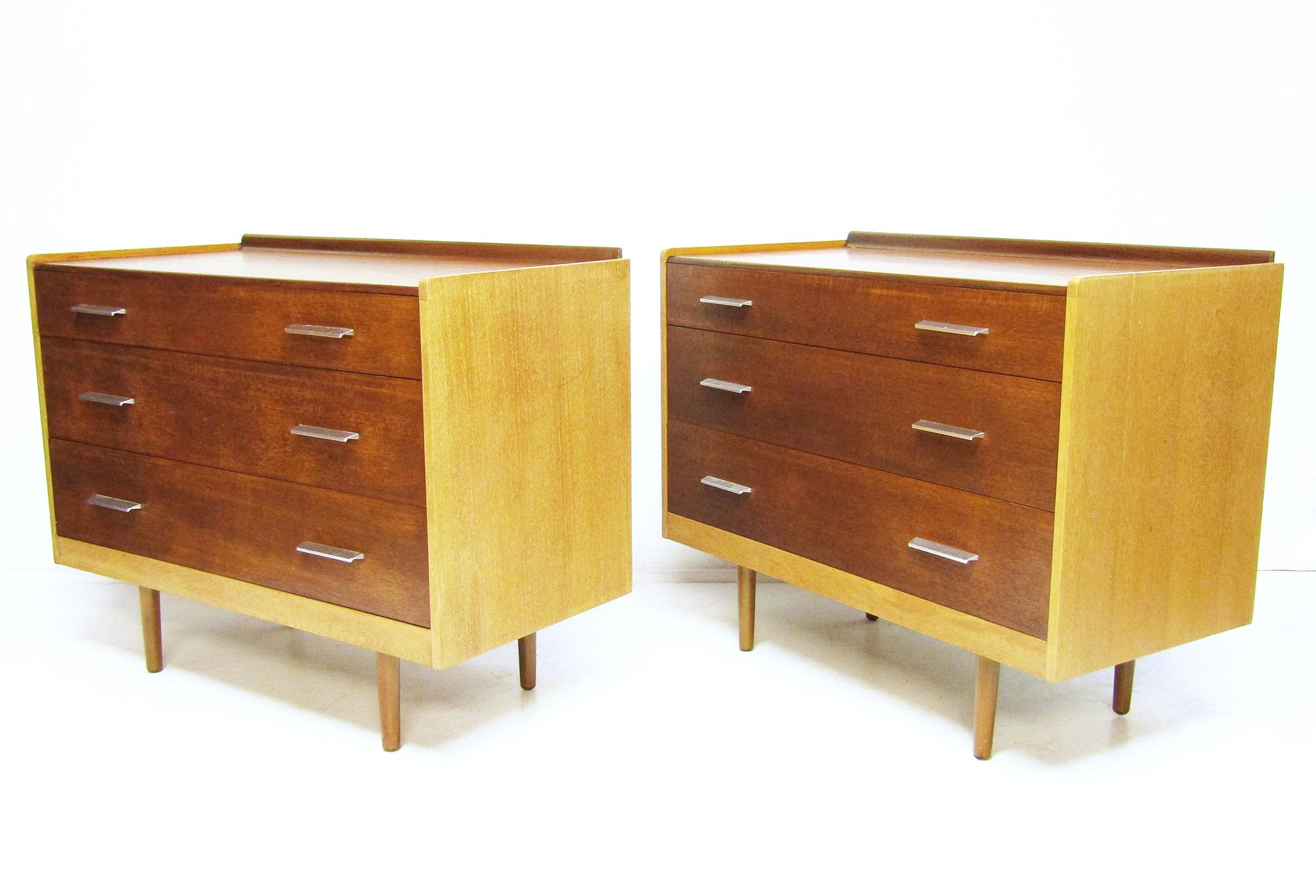 20th Century Pair of 1960s Chests in Teak & Oak by John & Sylvia Reid for Stag